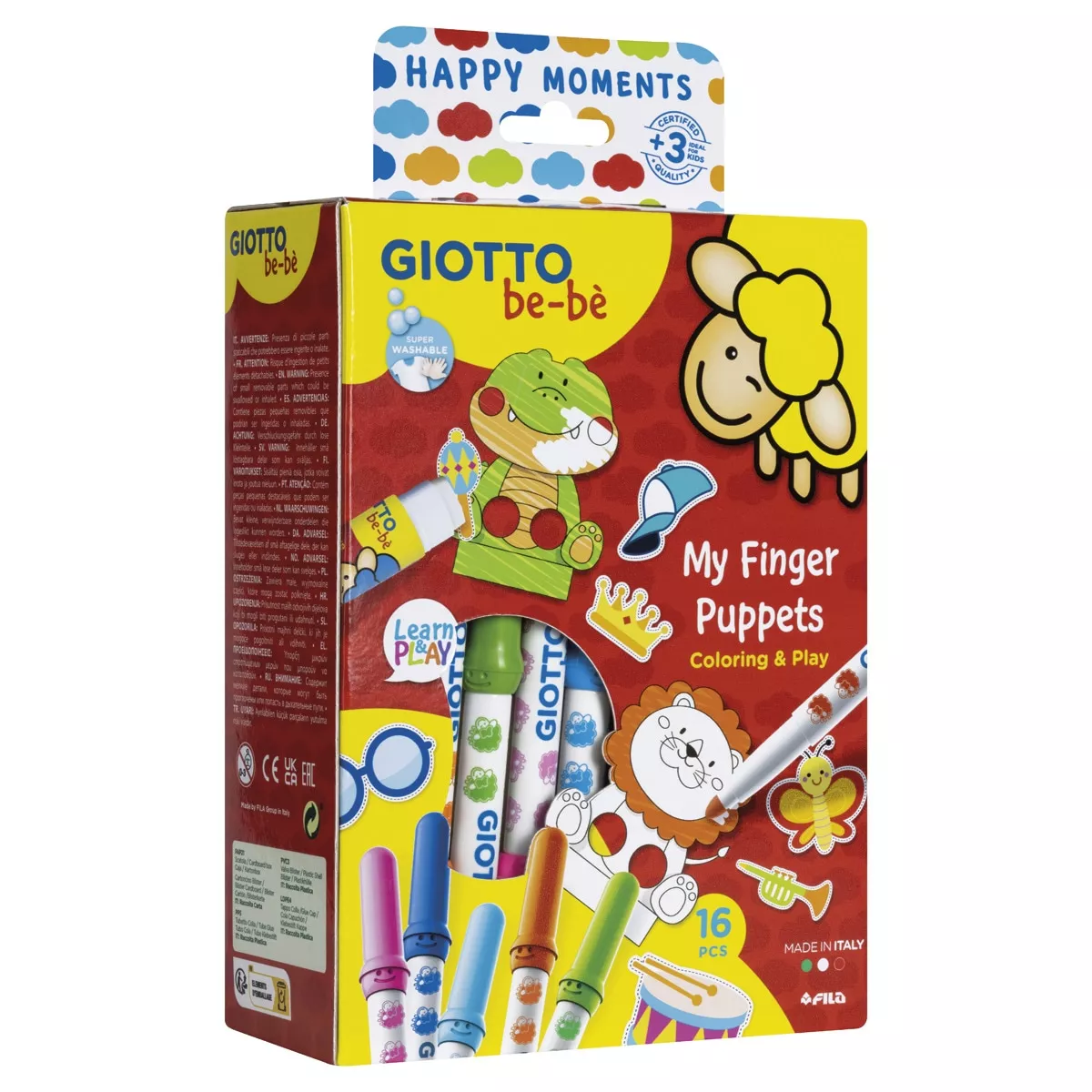 Giotto Be-Bè - Set Happy Moments My Finger Puppets En Oferta Giotto Be-Bè - Set Happy Moments My Finger Puppets Barato