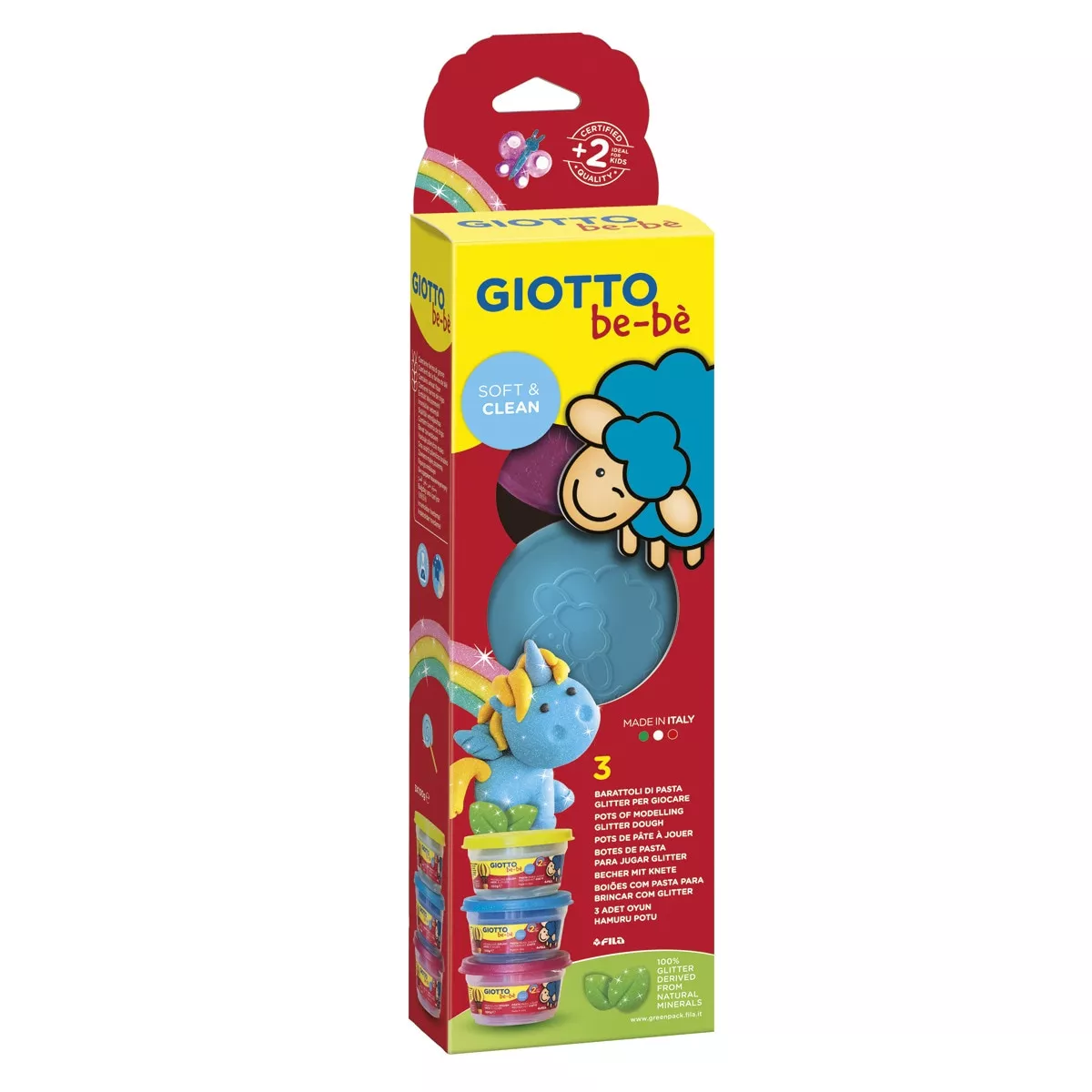 Giotto Be-Bè - Set Súper Pasta Para Jugar Bio 3 Unidades 100G , Amarillo, Cyan, Magenta En Oferta Giotto Be-Bè - Set Súper Pasta Para Jugar Bio 3 Unidades 100G
