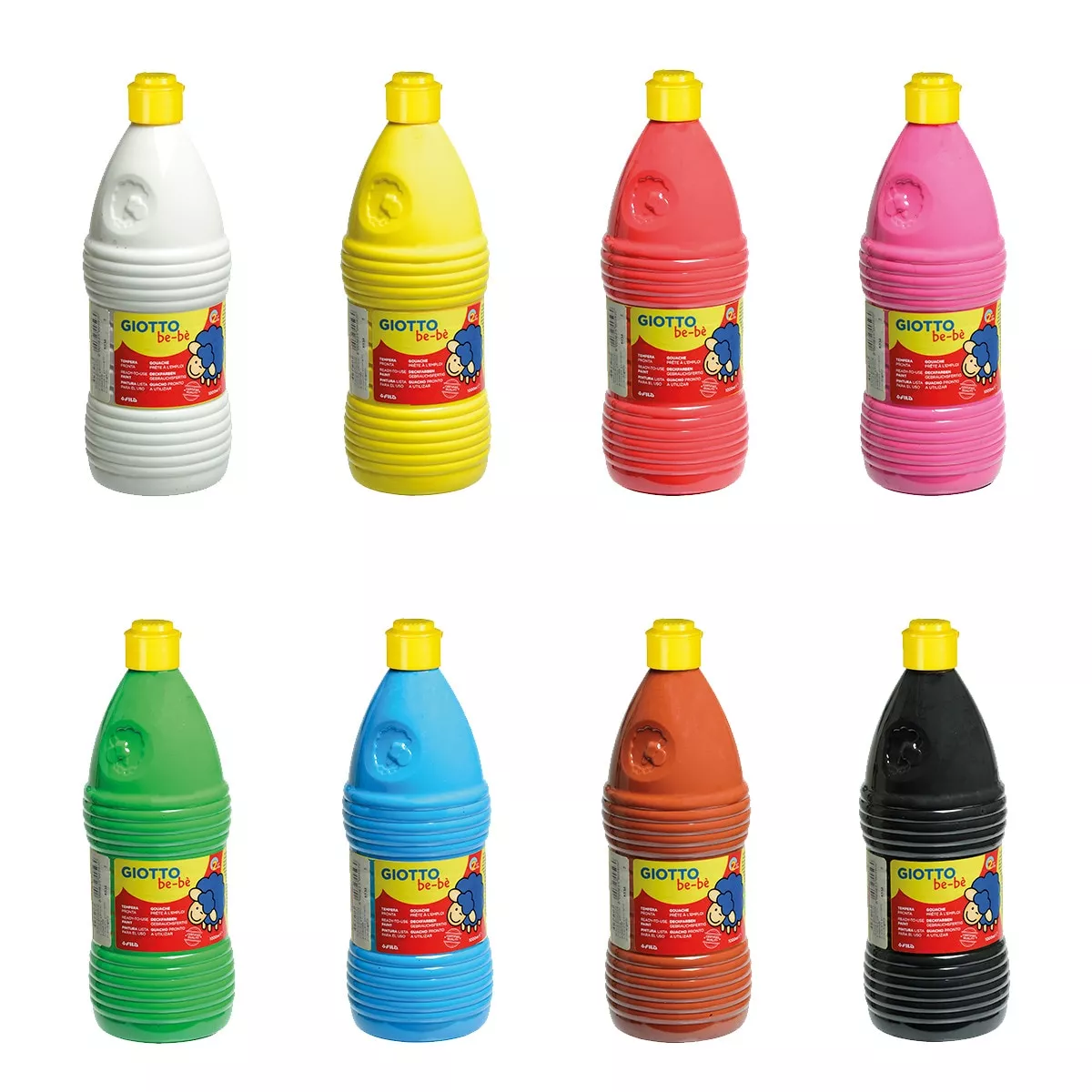 Giotto Be-Bè - Set Témpera 8X1000Ml En Oferta Giotto Be-Bè - Set Témpera 8X1000Ml Barato