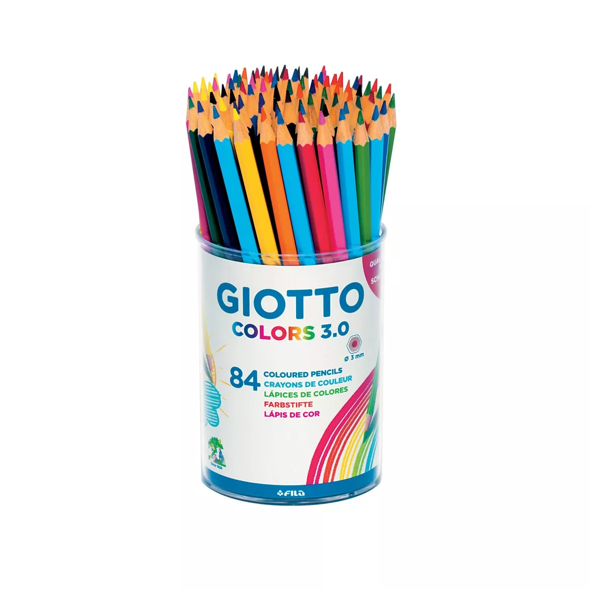 Giotto - Bote 84 Lápices De Colores Colors 3.0 barato