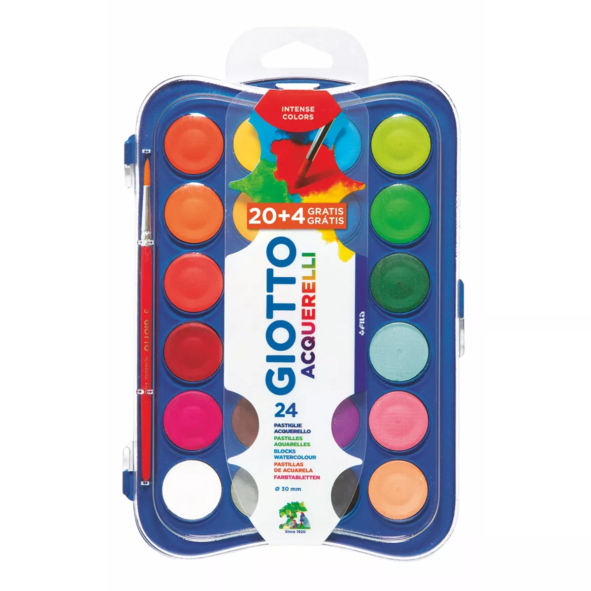 Giotto - Estuche 24 Acuarelas Promo 20+4 Gratis En Oferta Giotto - Estuche 24 Acuarelas Promo 20+4 Gratis Barato