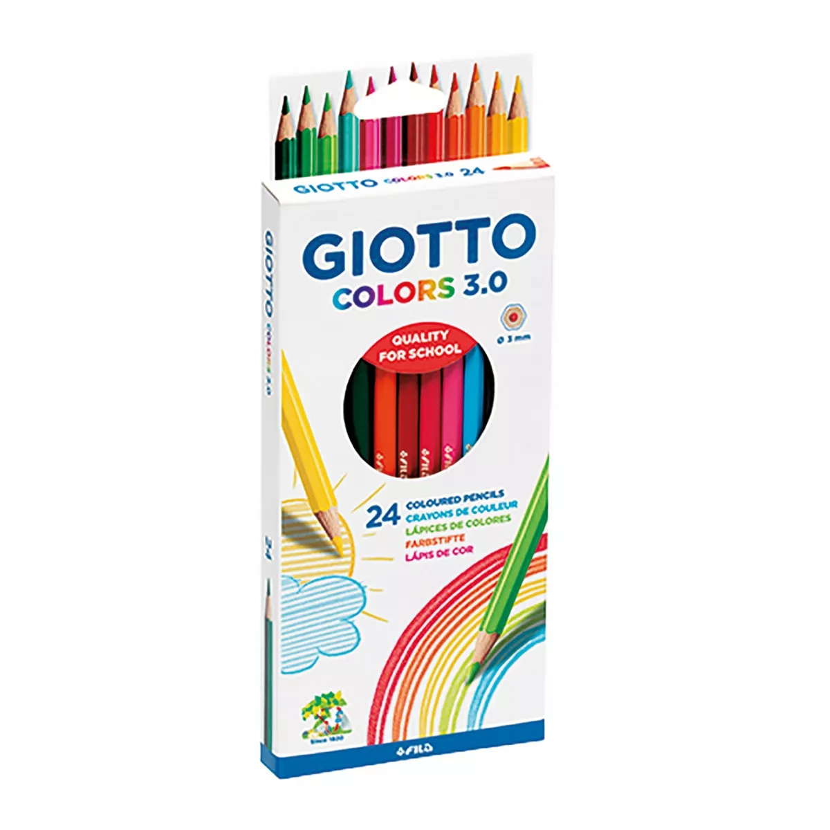 Giotto - Estuche 24 Lápices Colors 3.0 barato
