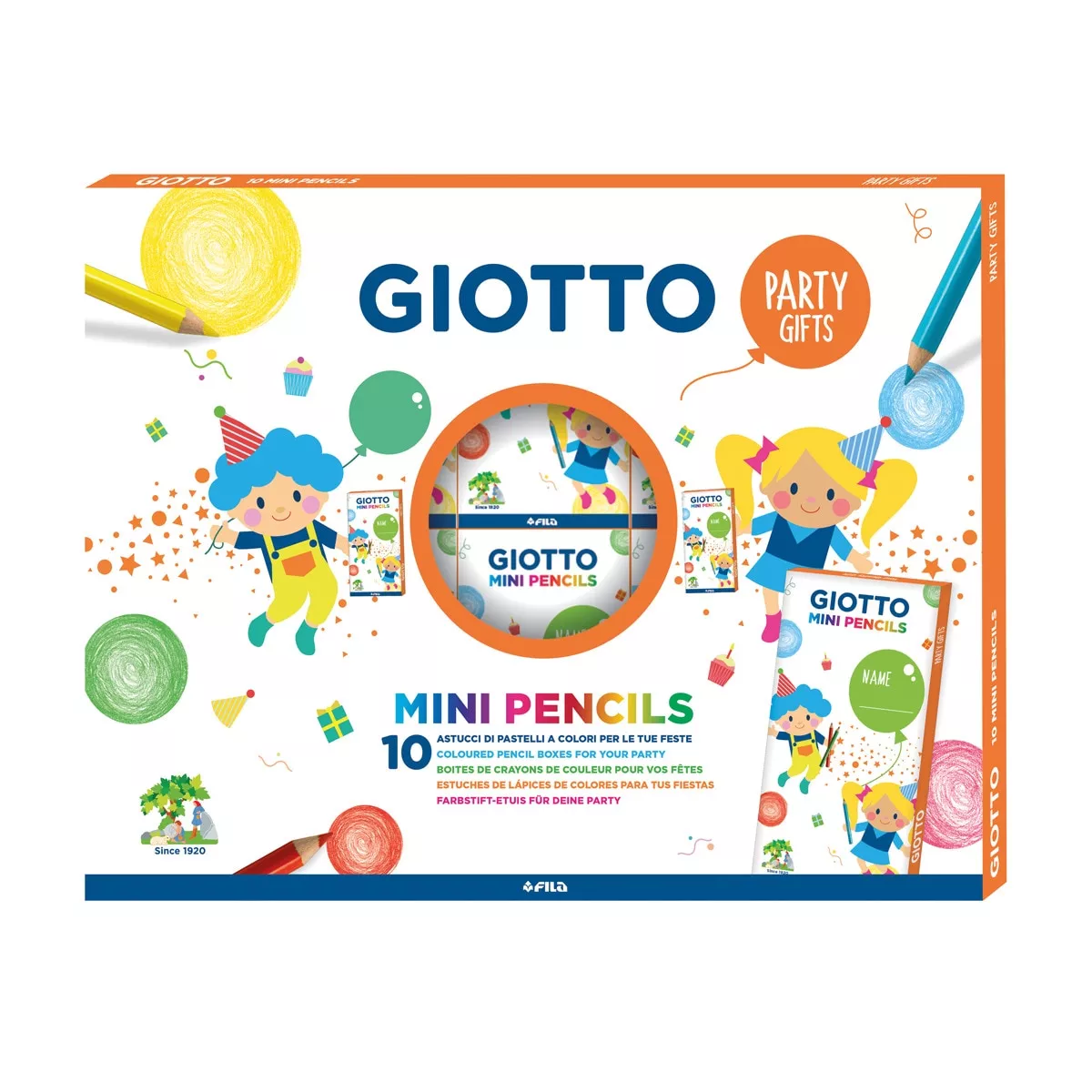 Giotto - Expositor 10 Sets Lápices De Colores Party Set barato
