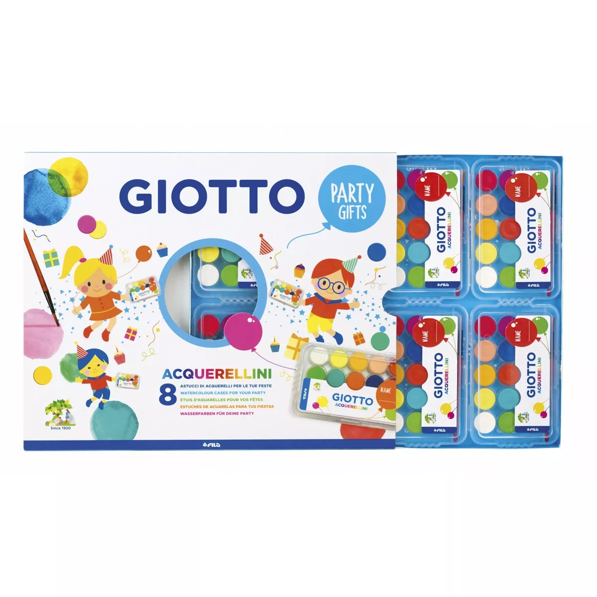 Giotto - Expositor 10 Unidades Acuarelas Party Gift En Oferta Giotto - Expositor 10 Unidades Acuarelas Party Gift Barato
