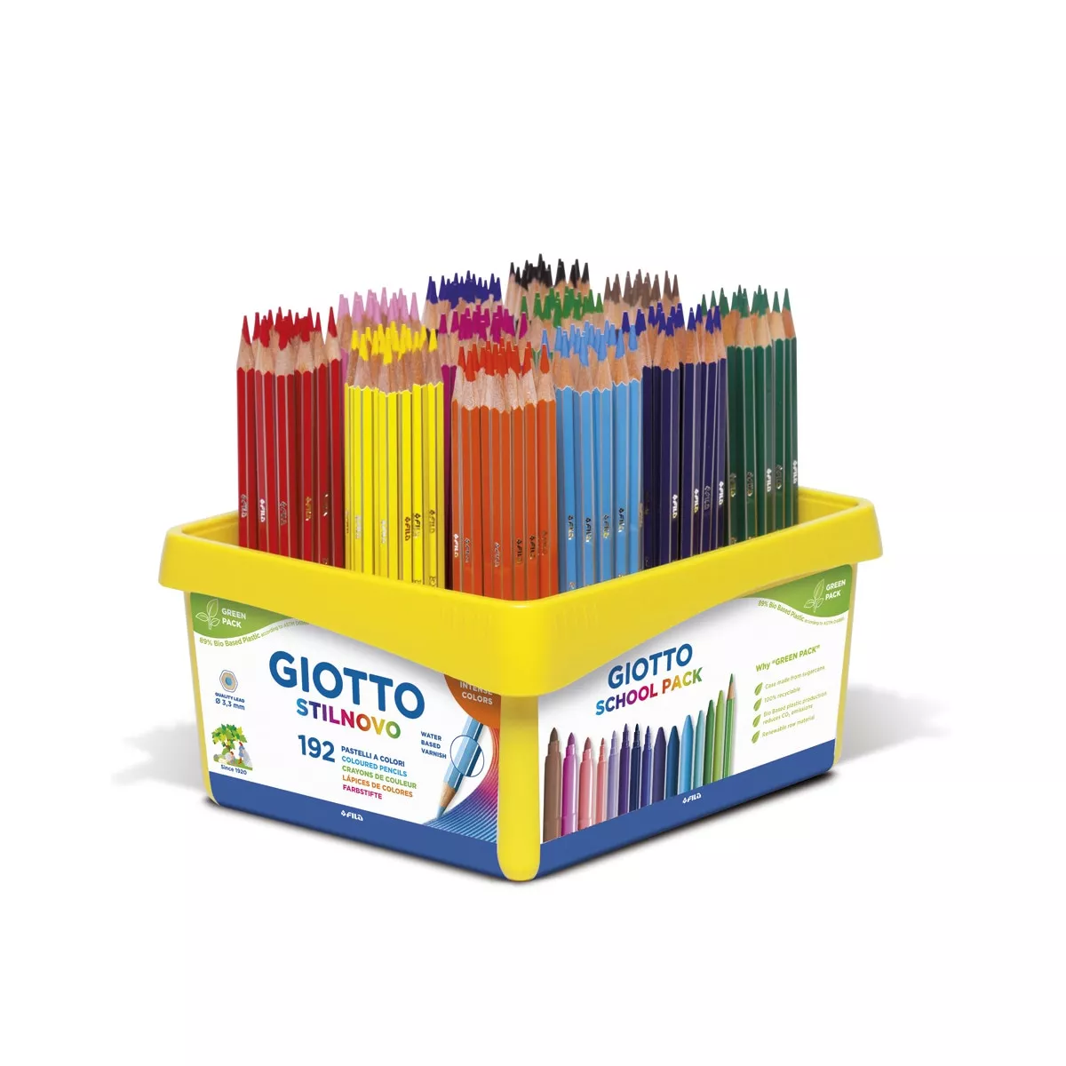 Giotto - Pack 192 Lápices De Colores Schoolpack Stilnovo barato