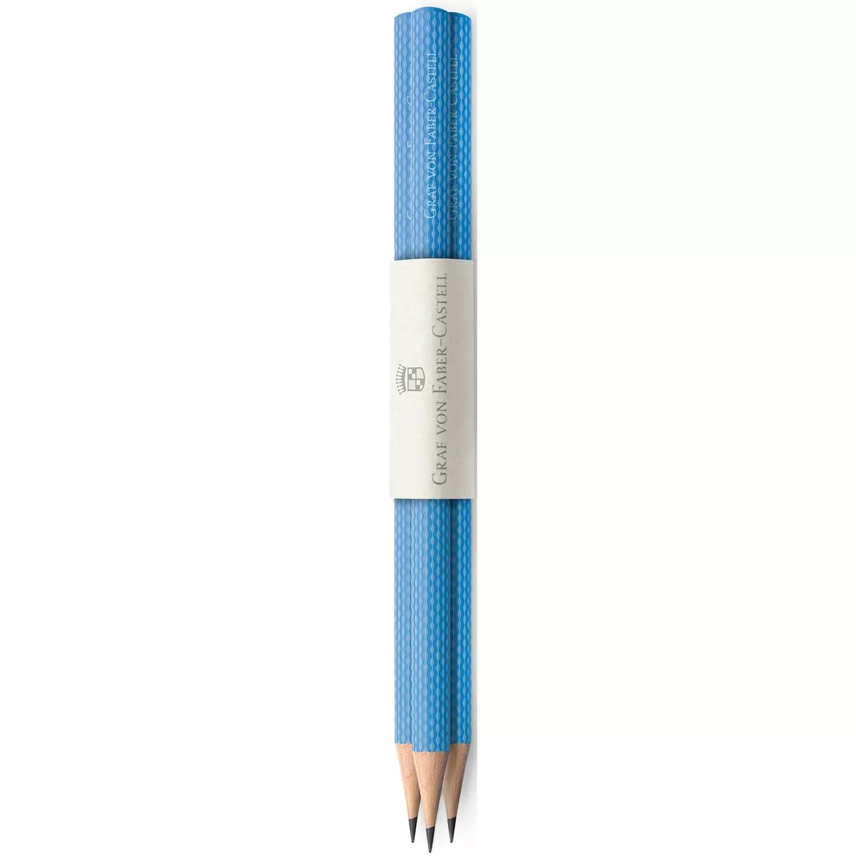 Graf Von Faber-Castell - 3 Lápices Guilloche Azul Claro barato