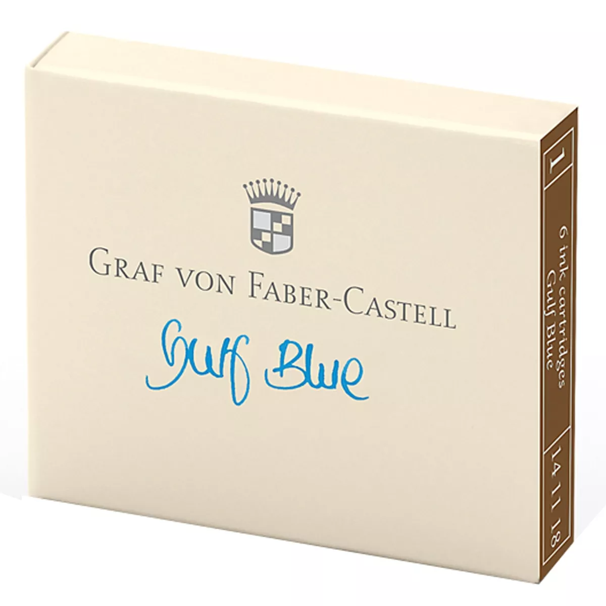 Graf Von Faber-Castell - 6 Cartuchos De Tinta Azul Claro En Oferta Graf Von Faber-Castell - 6 Cartuchos De Tinta Azul Claro Barato