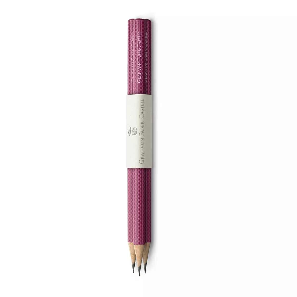 Graf Von Faber-Castell - Pack De 3 Lápices Guilloche 2017 Graf Von Faber Castell Rosa Eléctrico En Oferta Graf Von Faber-Castell - Pack De 3 Lápices Guilloche 2017 Graf Von Faber Castell Rosa Eléctrico Barato