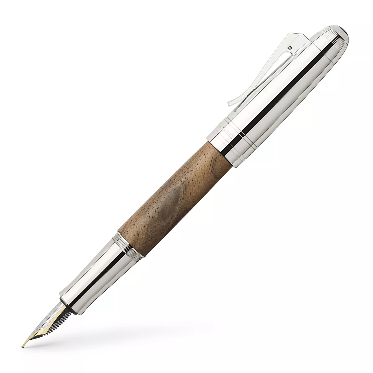 Graf Von Faber-Castell - Pluma Estilográfica Magnum Punta F Madera Nogal Nogal barato