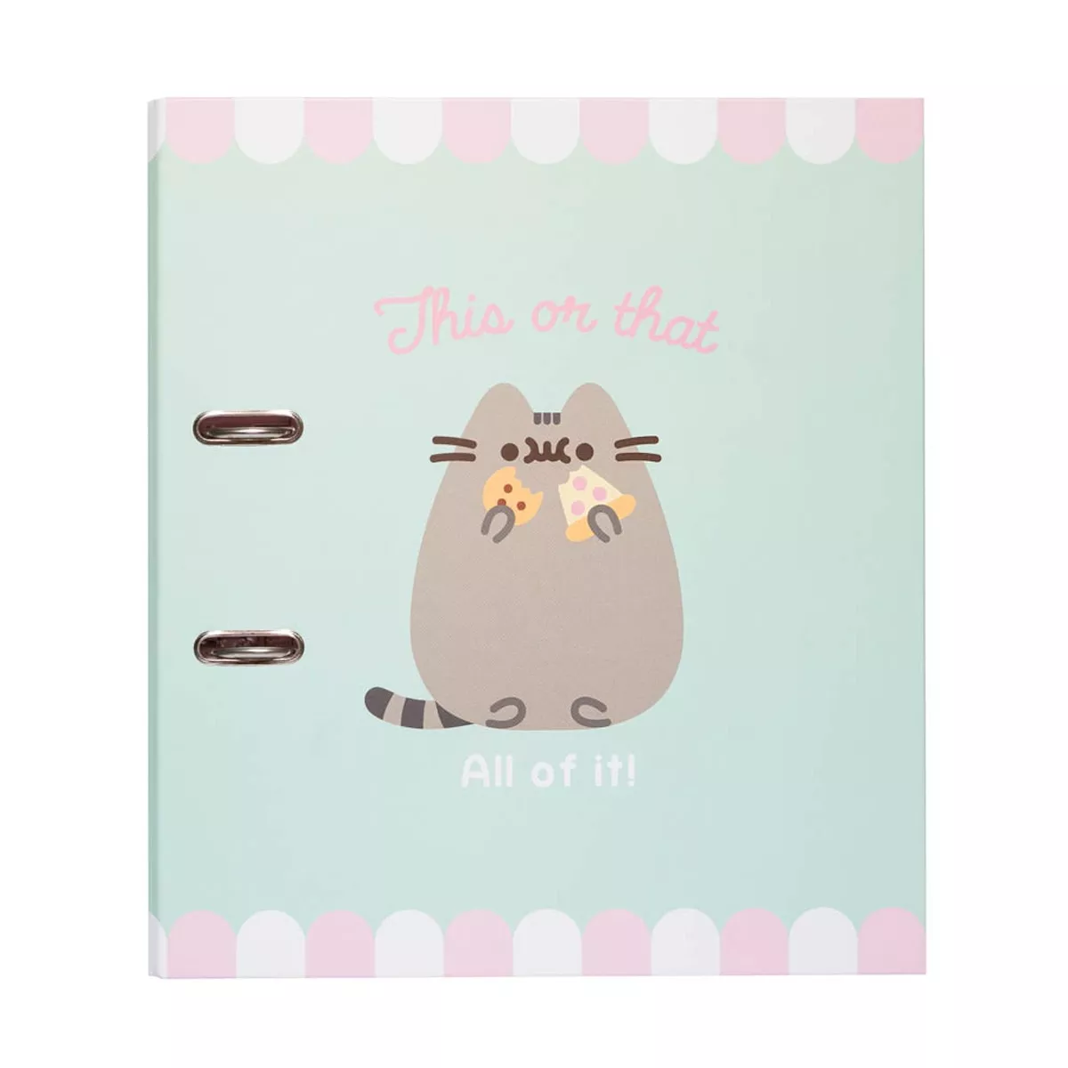 Grupo Erik Editores, S.l. - Archivador Con Compresor Pusheen 28,5X7X33,5 Grupo Erik Editores Verde En Oferta Grupo Erik Editores