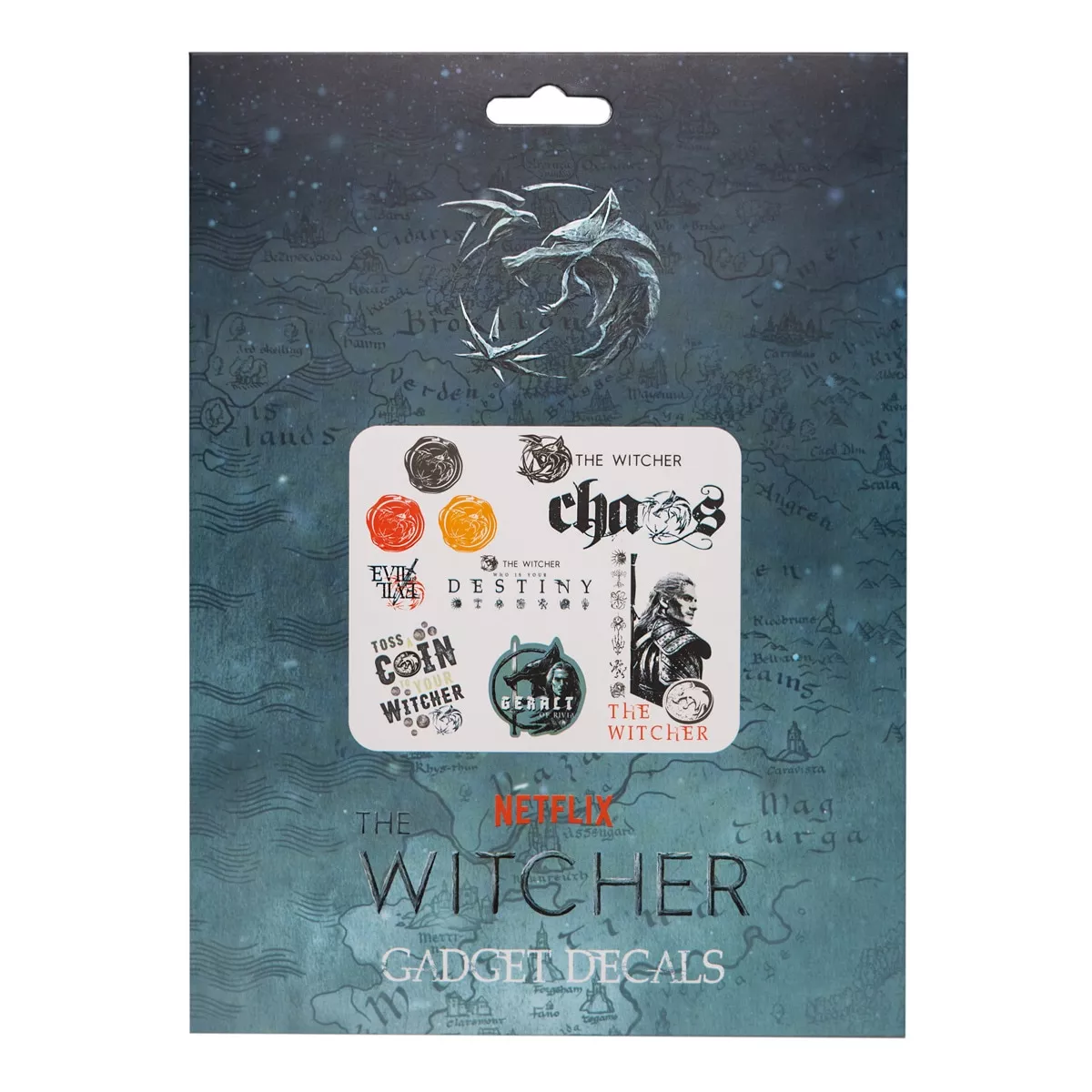 Grupo Erik Editores, S.l. - Pegatinas Reutilizables The Witcher 17,3X0,1X23,5 Grupo Erik Editores Azul En Oferta Grupo Erik Editores