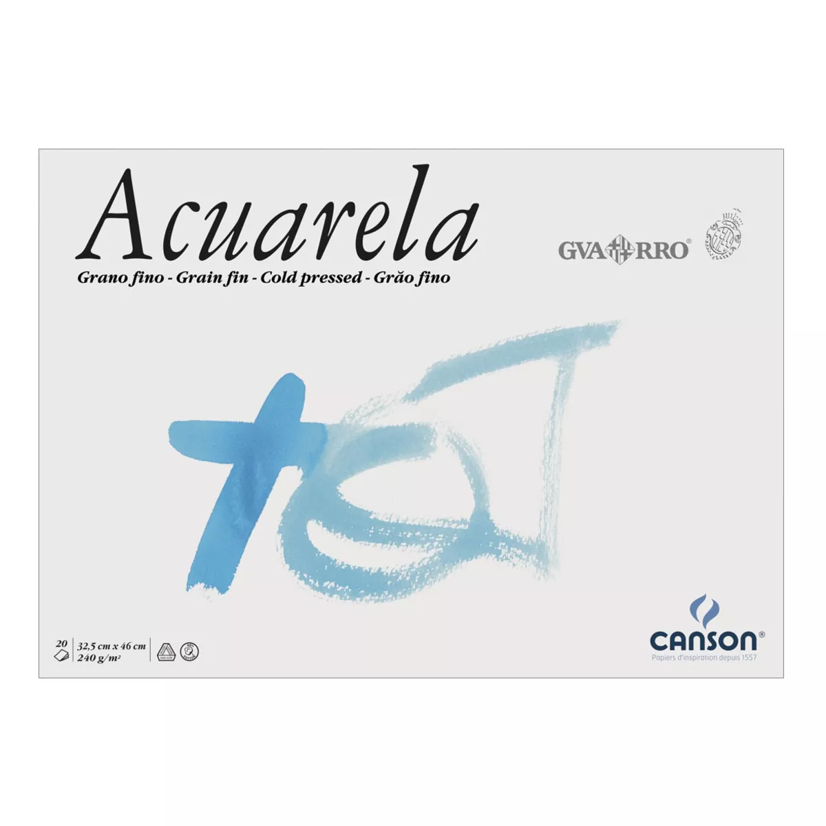 Guarro - Bloc Encolado 20h. Acuarela 60% Grueso 240gr barato