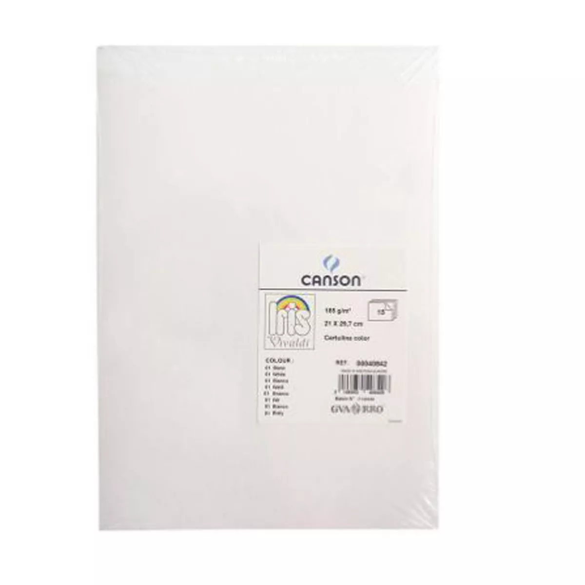 Guarro - Pack 15 Hojas Cartulina Blanca Iris Canson barato