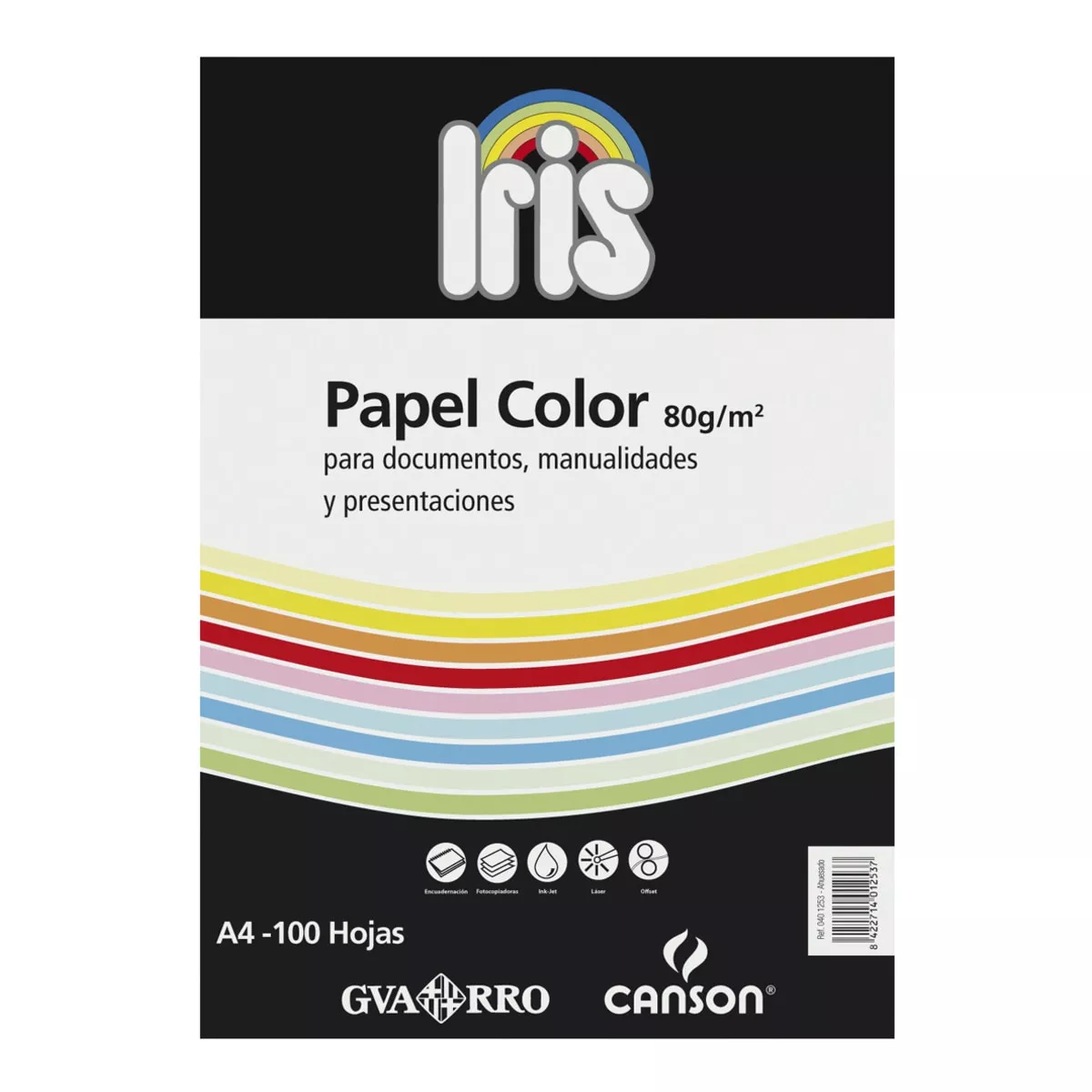 Guarro - Pack A4 100h. Multicolor Repro Iris 80g barato