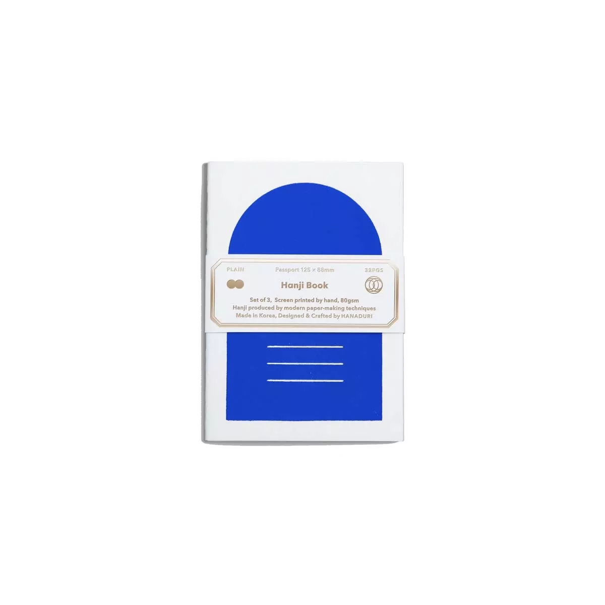 Hanaduri - Pack 3 Cuadernos Hanji Passport Azul barato