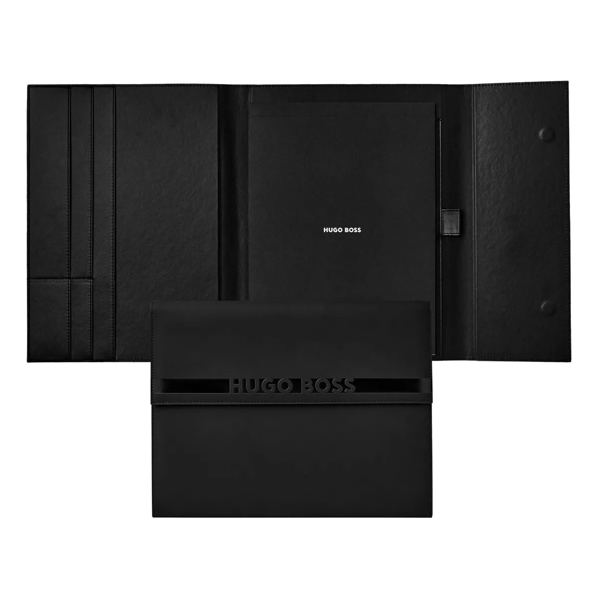 Hugo Boss - Carpeta A4 Cloud Negra Mate En Oferta Hugo Boss - Carpeta A4 Cloud Negra Mate Barato