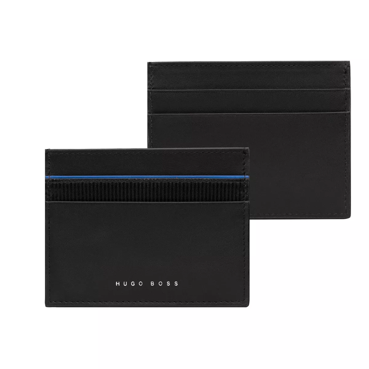 Hugo Boss - Tarjetero Gear Negro Y Azul En Oferta Hugo Boss - Tarjetero Gear Negro Y Azul Barato