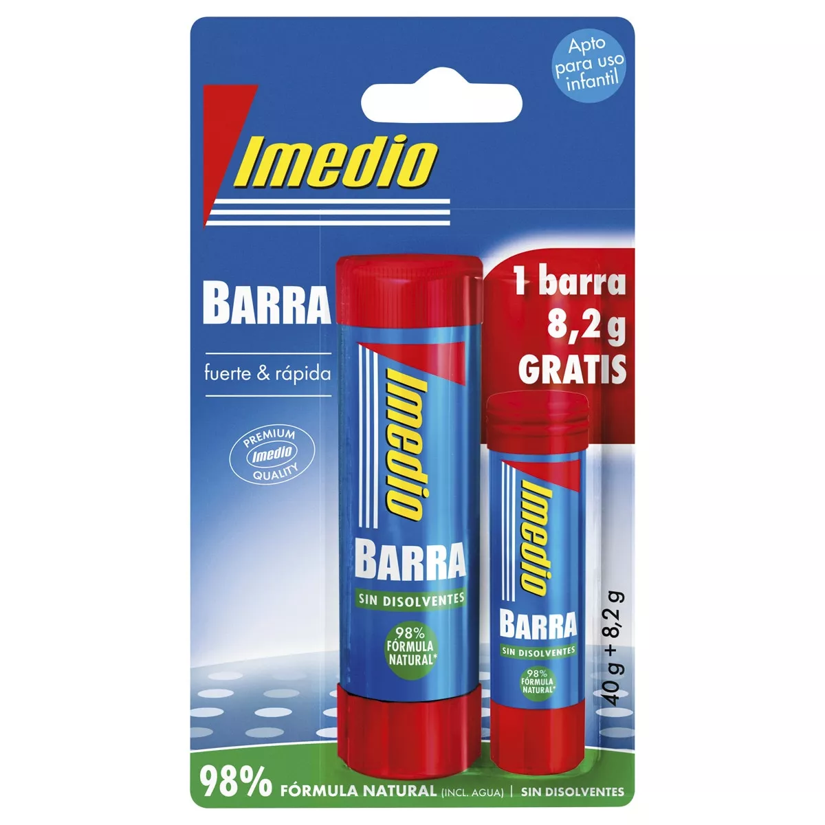 Imedio - Pack Barra Adhesiva Sin Disolventes 40+8 Grs En Oferta Imedio - Pack Barra Adhesiva Sin Disolventes 40+8 Grs Barato