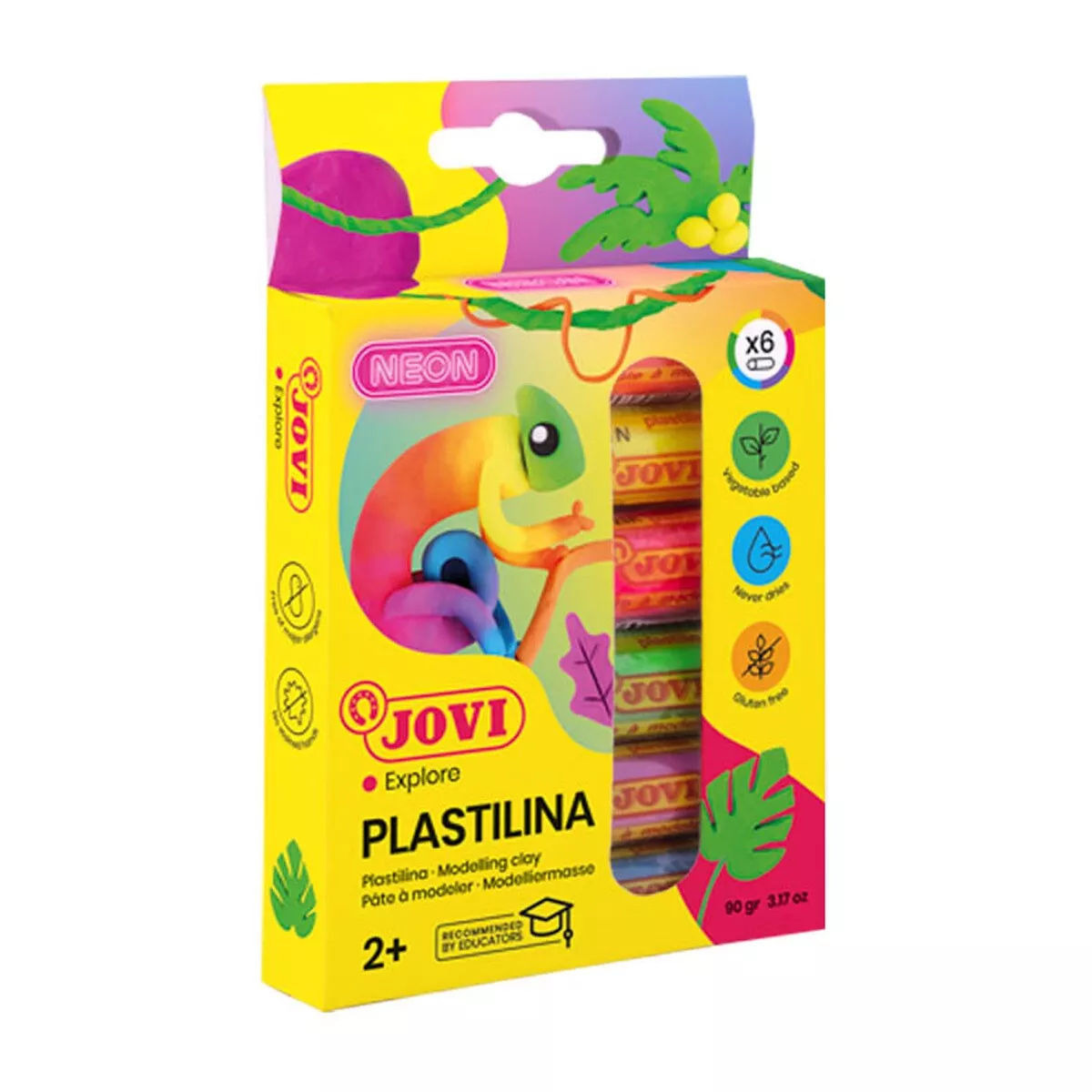 Jovi - Estuche 6 Barras 15Gr Plastilina Colores Neon. En Oferta Jovi - Estuche 6 Barras 15Gr Plastilina Colores Neon. Barato