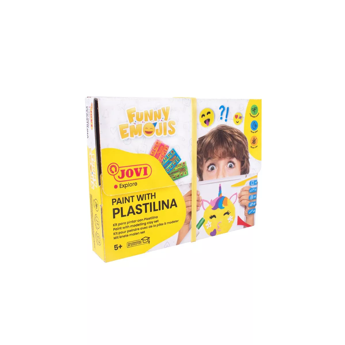 Jovi - Kits Temáticos Para Pintar Con Plastilina Funny Emojis En Oferta Jovi - Kits Temáticos Para Pintar Con Plastilina Funny Emojis Barato