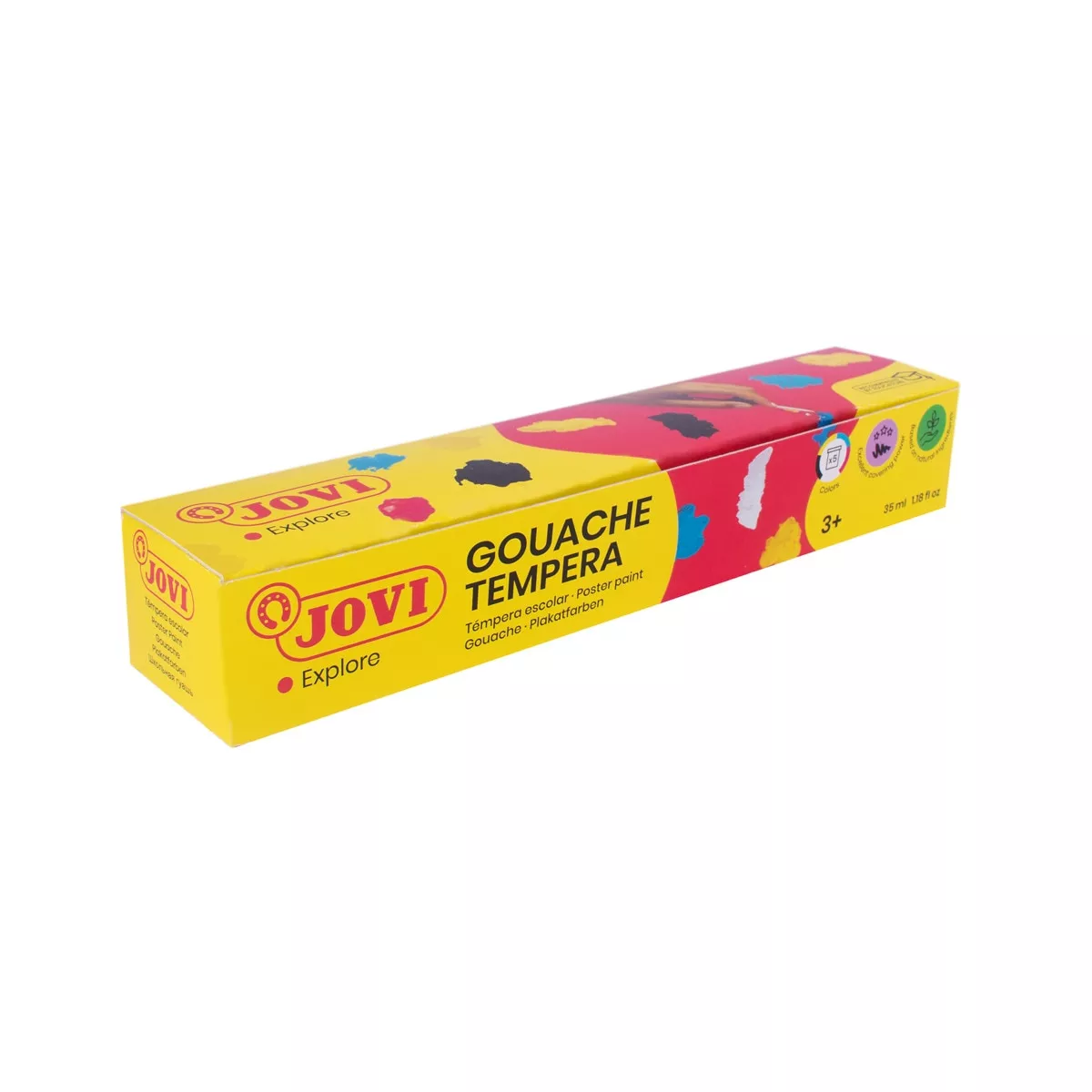 Jovi - Témpera Escolar Estuche 5 Botes 35Ml Colores Surtidos En Oferta Jovi - Témpera Escolar Estuche 5 Botes 35Ml Colores Surtidos Barato