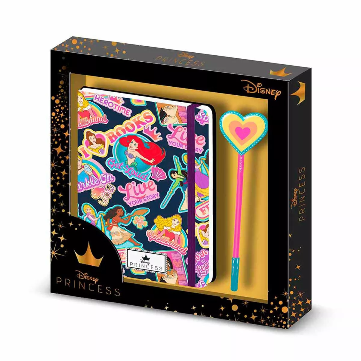 Karactermania - Diario + Bolígrafo Fan Princesas Disney Fearless Multicolor En Oferta Karactermania - Diario + Bolígrafo Fan Princesas Disney Fearless Multicolor Barato