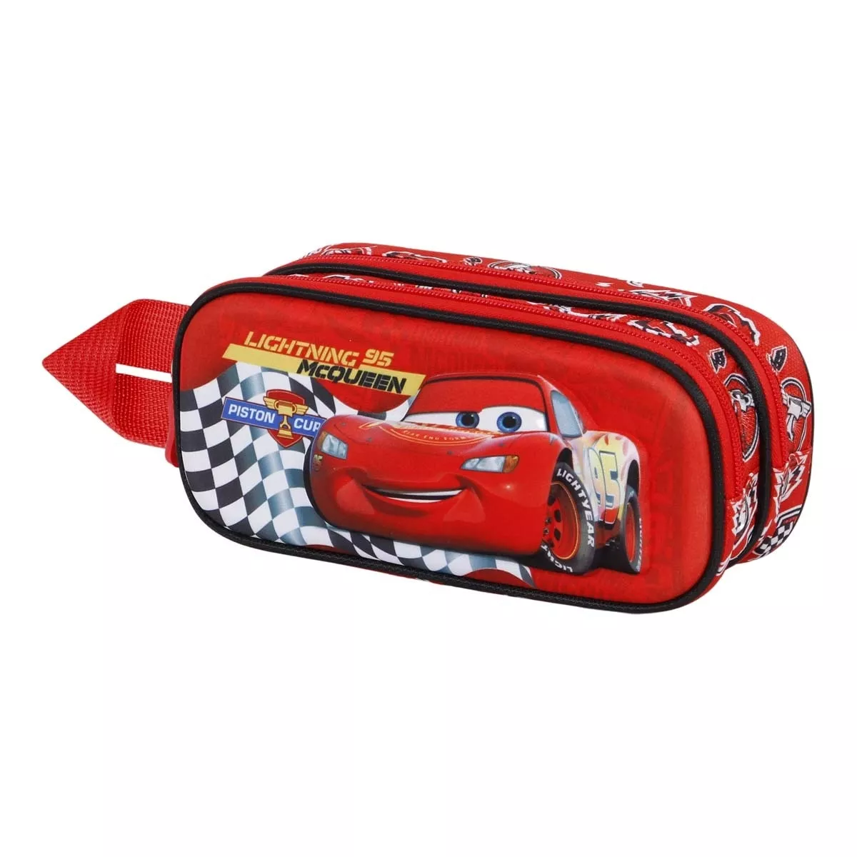 Karactermania - Estuche Portatodo Doble 3D Cars 3 Piston Disney Rojo En Oferta Karactermania - Estuche Portatodo Doble 3D Cars 3 Piston Disney Rojo Barato