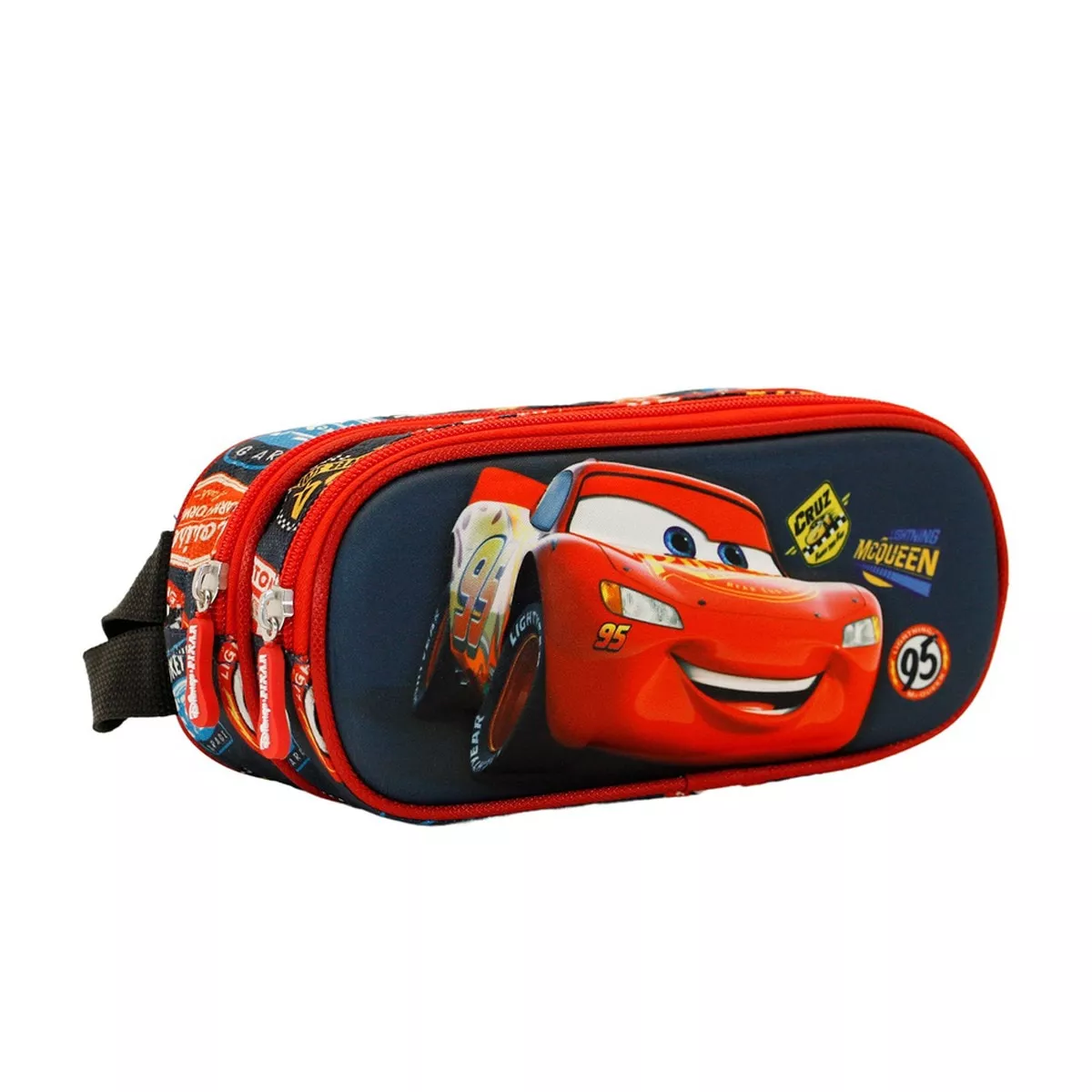 Karactermania - Estuche Portatodo Doble 3D Cars 3 Winner Rojo barato