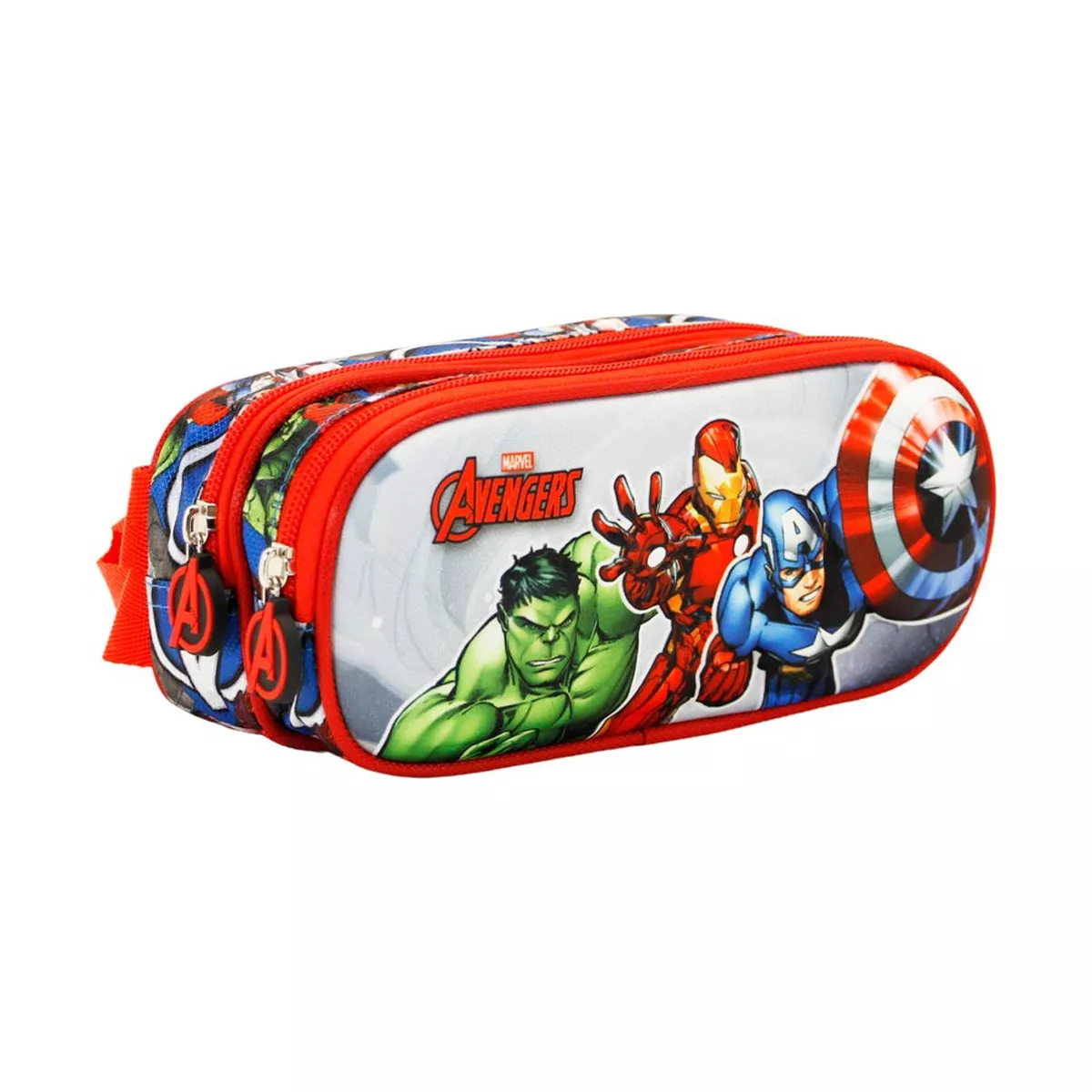 Karactermania - Estuche Portatodo Doble 3D Los Vengadores Defy Multicolor barato