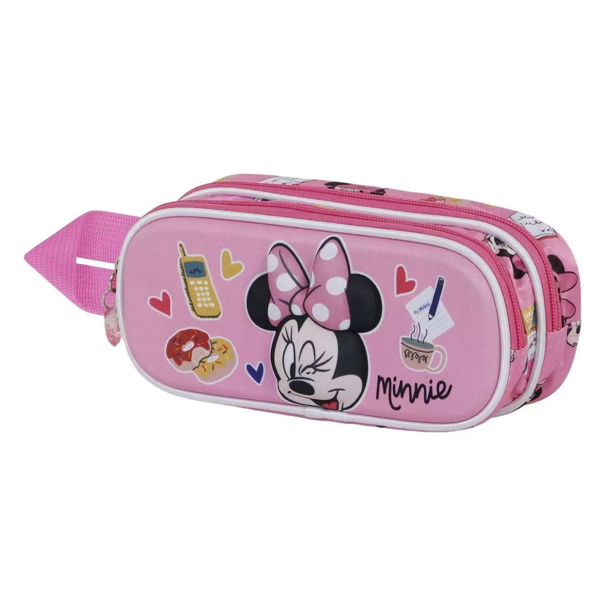 Karactermania - Estuche Portatodo Doble 3D Minnie Mouse Wink Disney Rosa En Oferta Karactermania - Estuche Portatodo Doble 3D Minnie Mouse Wink Disney Rosa Barato