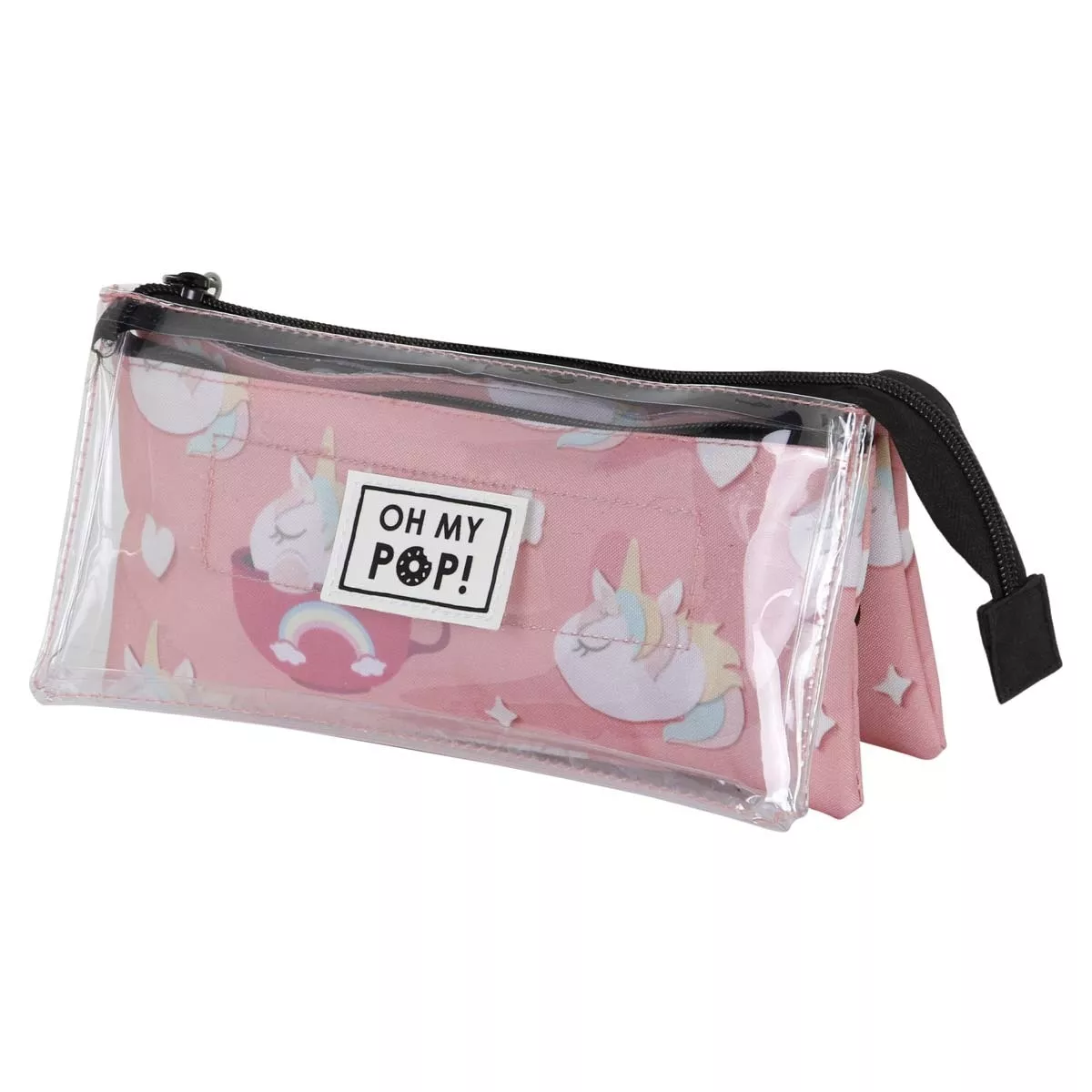 Karactermania - Estuche Portatodo Triple Clear Cupnicorn Oh My Pop! Rosa En Oferta Karactermania - Estuche Portatodo Triple Clear Cupnicorn Oh My Pop! Rosa Barato