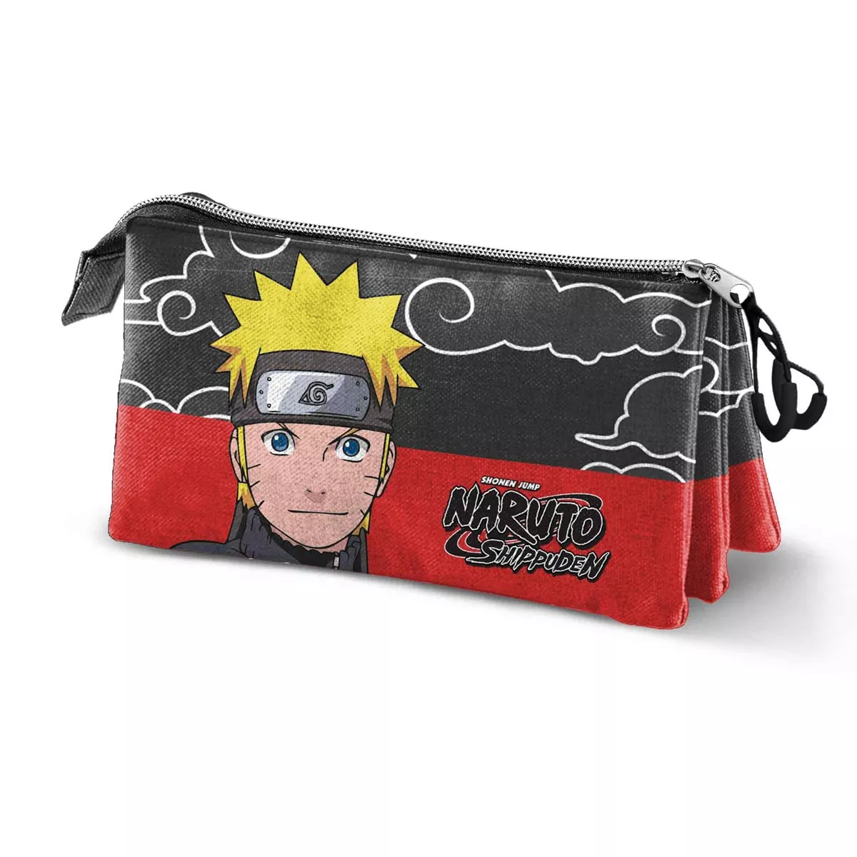Karactermania - Estuche Portatodo Triple FAN Naruto Clouds Negro barato