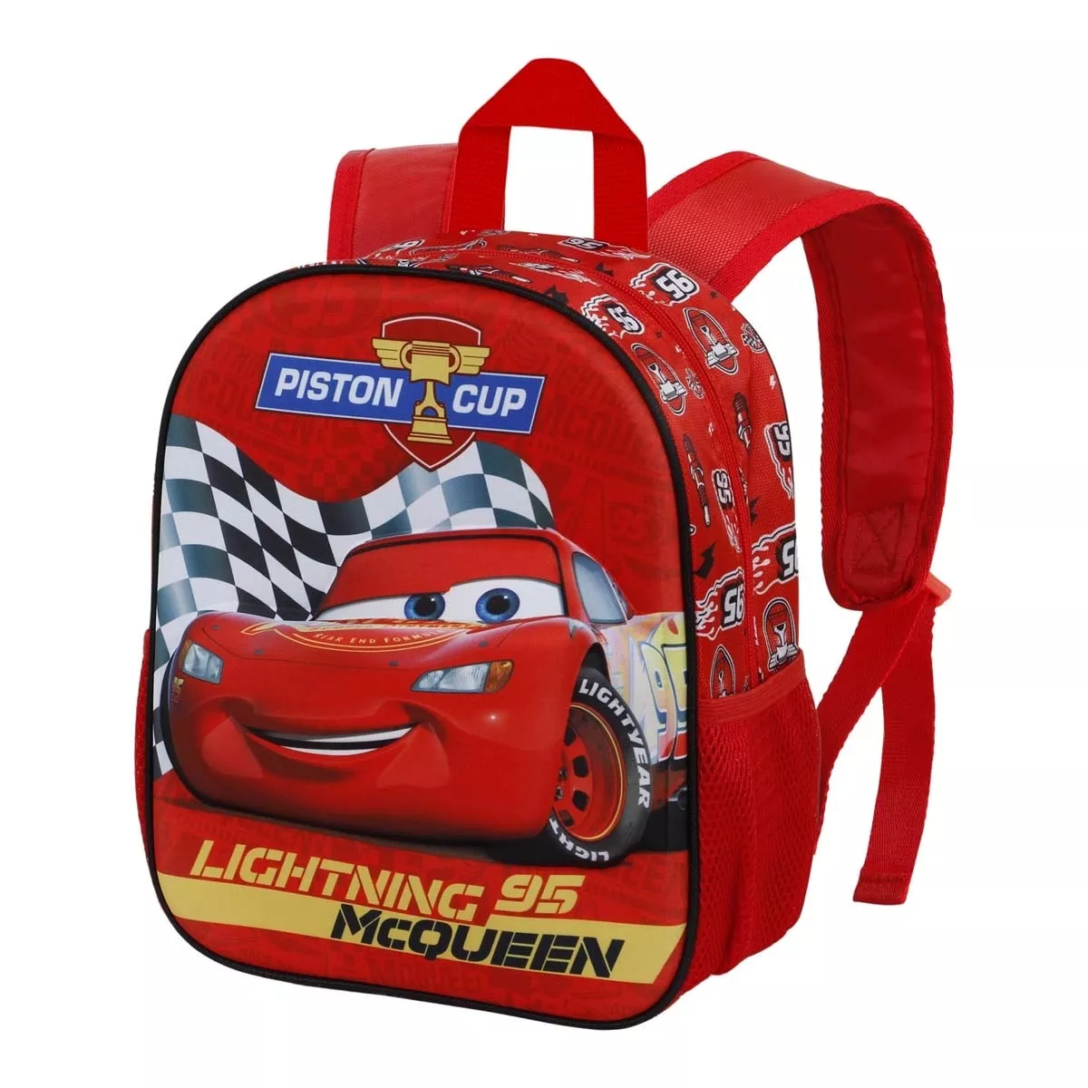 Karactermania - Mochila 3D Pequeña Cars 3 Piston Disney Rojo barato
