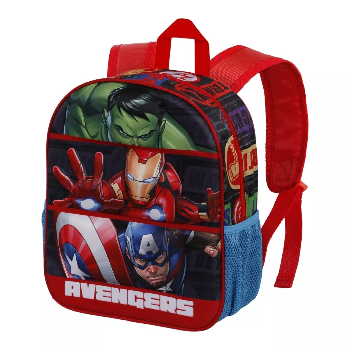 Karactermania - Mochila 3D Pequeña Los Vengadores Union Marvel Rojo barato