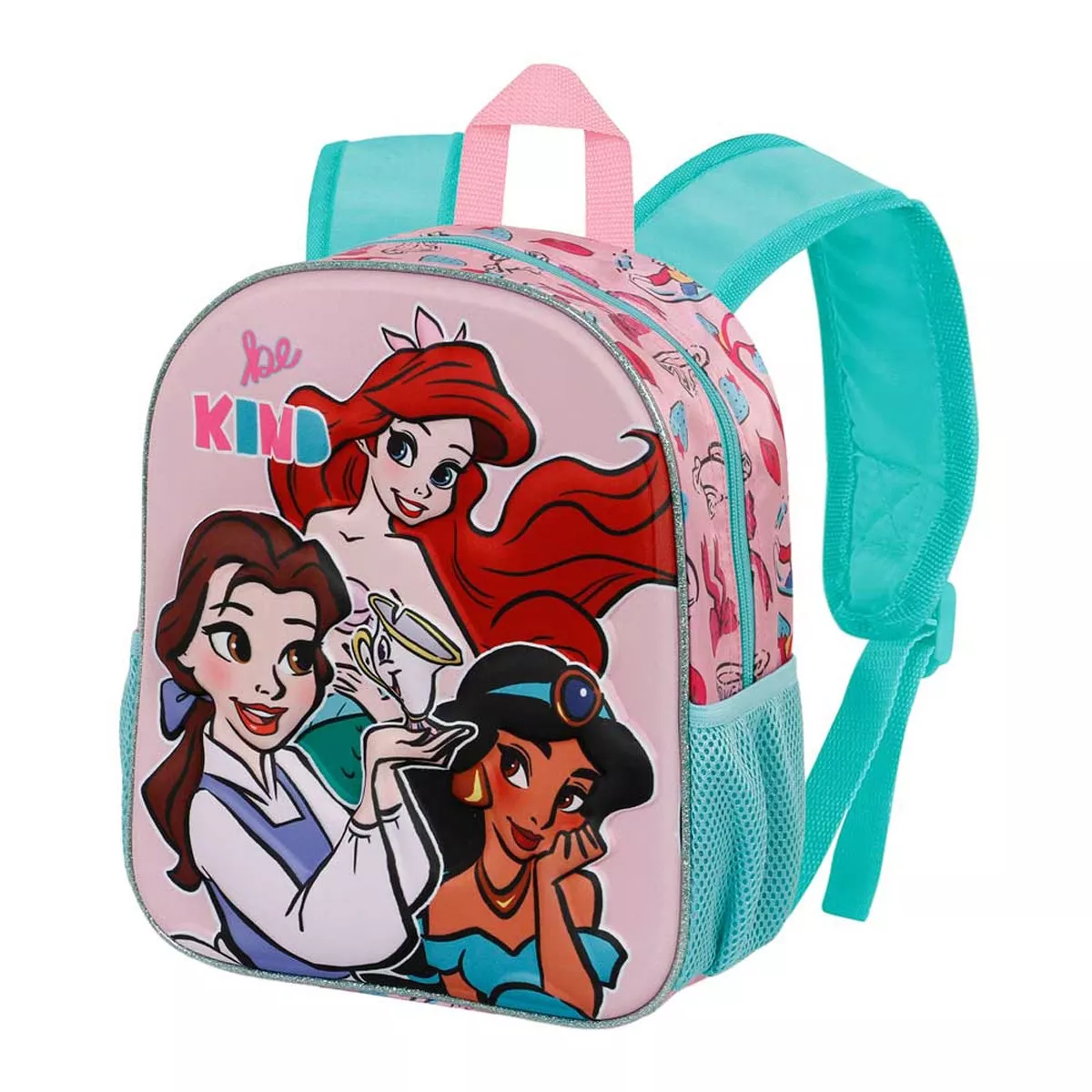 Karactermania - Mochila 3D Pequeña Princesas Kind Disney Rosa En Oferta Karactermania - Mochila 3D Pequeña Princesas Kind Disney Rosa Barato