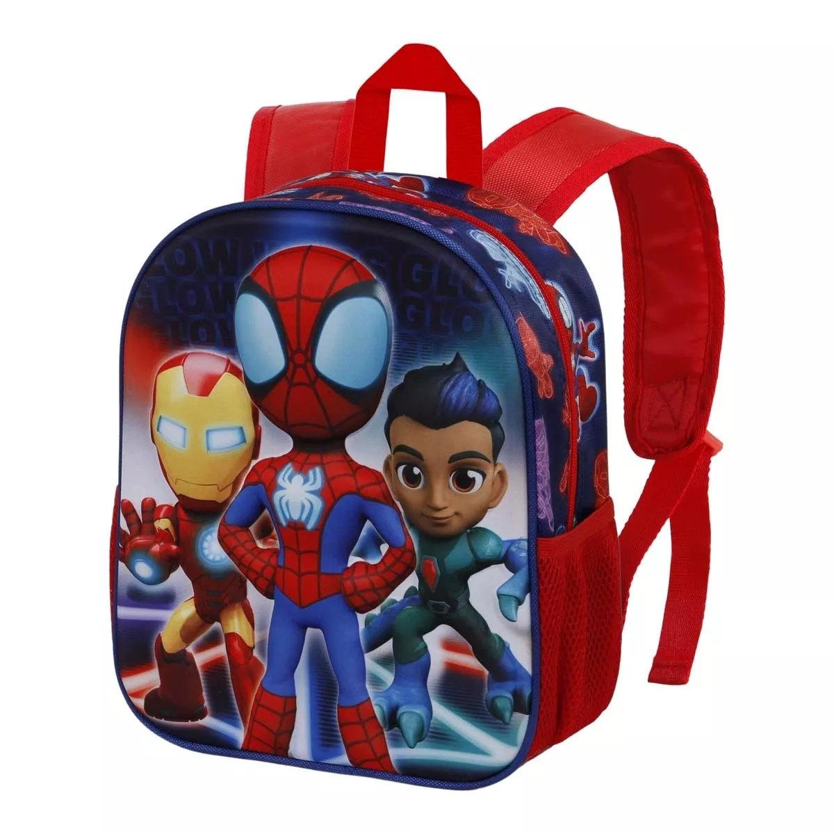 Karactermania - Mochila 3D Pequeña Spiderman Glow Marvel Azul En Oferta Karactermania - Mochila 3D Pequeña Spiderman Glow Marvel Azul Barato