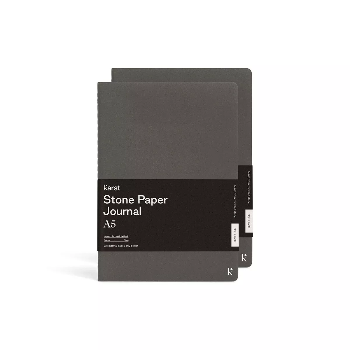 Karst - Pack 2 Cuadernos A5 Papel De Piedra Liso Y Papel Lineado Gris En Oferta Karst - Pack 2 Cuadernos A5 Papel De Piedra Liso Y Papel Lineado Gris Barato