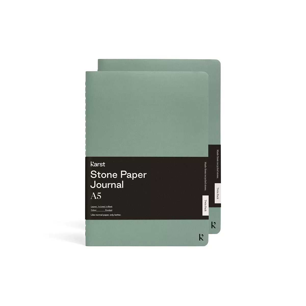 Karst - Pack 2 Cuadernos A5 Papel De Piedra Liso Y Papel Lineado Verde En Oferta Karst - Pack 2 Cuadernos A5 Papel De Piedra Liso Y Papel Lineado Verde Barato