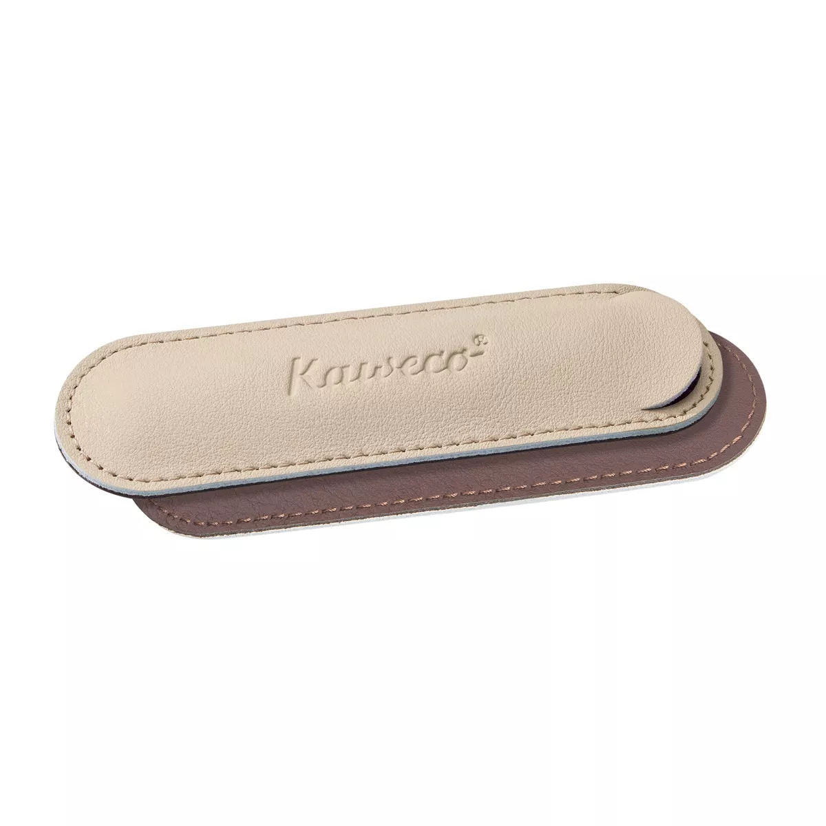 Kaweco - Estuche Piel 1 Pieza Sport Eco Marrón Y Crema barato