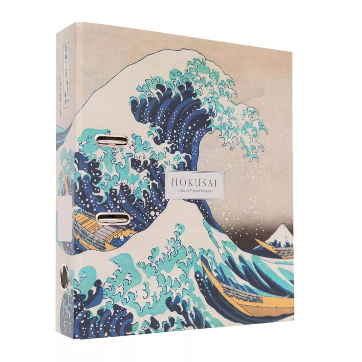 Kokonote - Archivador Con Compresor Hokusai Azul Y Gris En Oferta Kokonote - Archivador Con Compresor Hokusai Azul Y Gris Barato