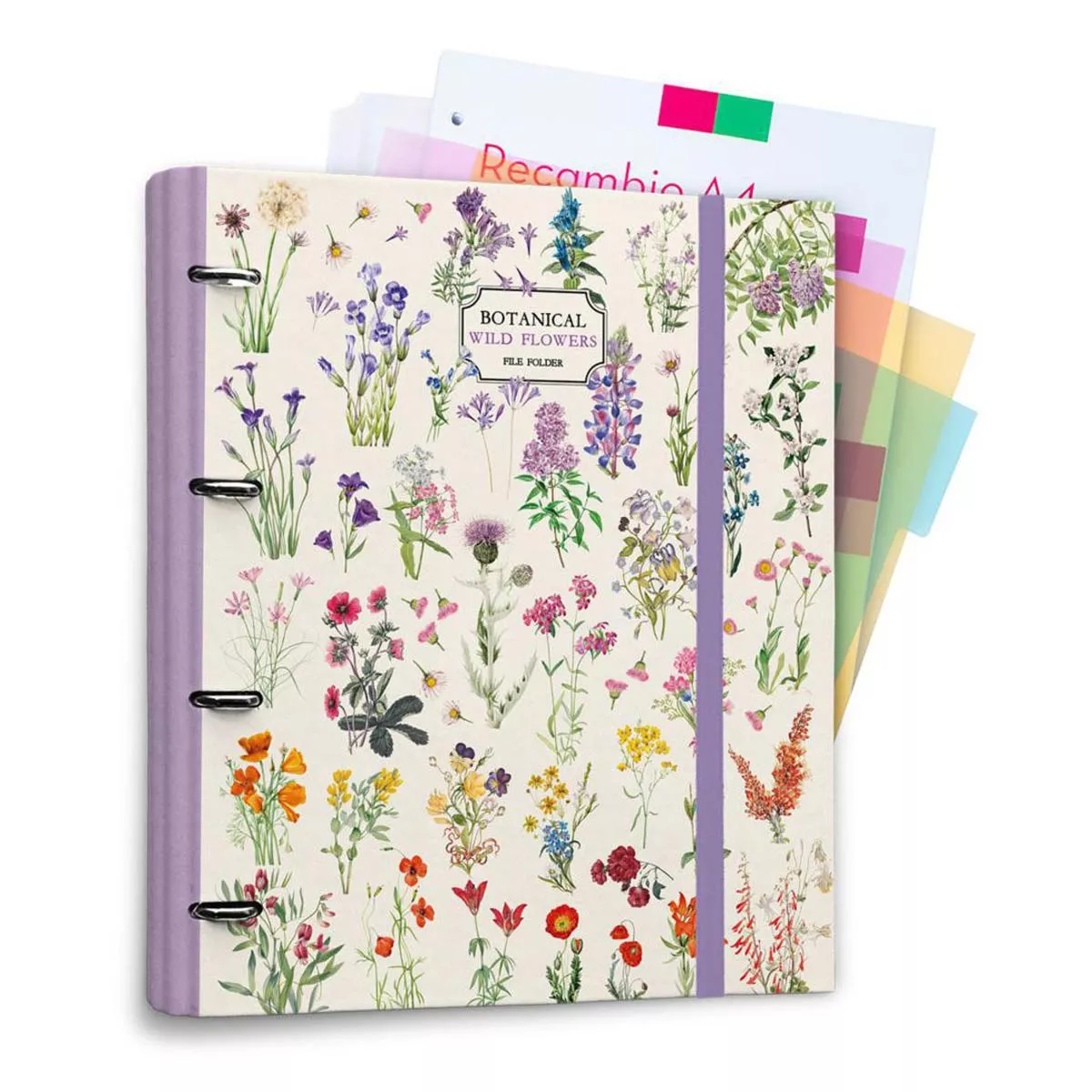 Kokonote - Carpeblock 4 Anillas Botanical Wild Flowers Blanco En Oferta Kokonote - Carpeblock 4 Anillas Botanical Wild Flowers Blanco Barato