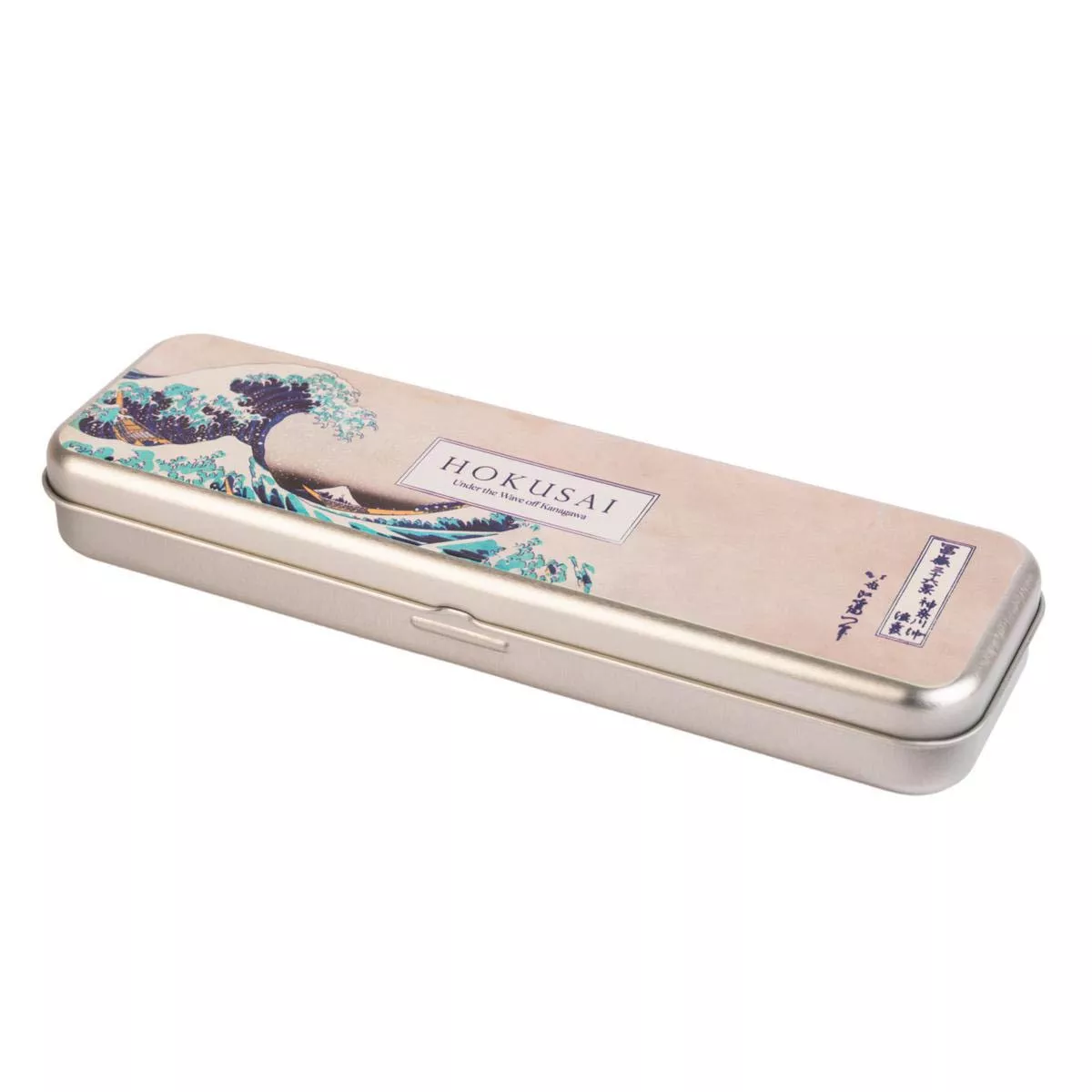Kokonote - Estuche Metalico Hokusai Beige Y Azul En Oferta Kokonote - Estuche Metalico Hokusai Beige Y Azul Barato