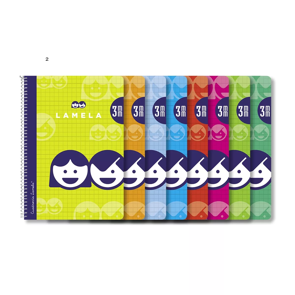 LAMELA - Cuaderno Cuarto 3mm Tapa Básica Colores Surtidos barato