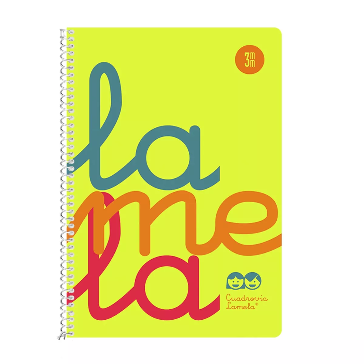 LAMELA - Cuaderno Cuarto 3mm Tapa Polipropileno Amarillo barato