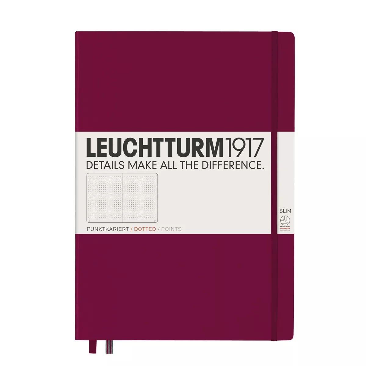 Leuchtturm1917 - Cuaderno De Notas A4 Slim Tapa Dura Puntos R Rojo Burdeos En Oferta Leuchtturm1917 - Cuaderno De Notas A4 Slim Tapa Dura Puntos R Rojo Burdeos Barato