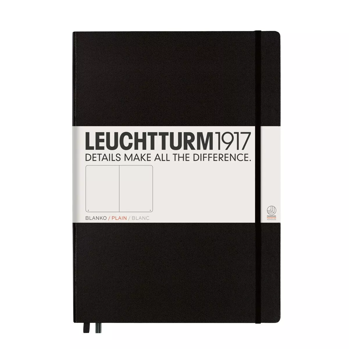 Leuchtturm1917 - Cuaderno De Notas A4 Tapa Dura Liso Negro En Oferta Leuchtturm1917 - Cuaderno De Notas A4 Tapa Dura Liso Negro Barato