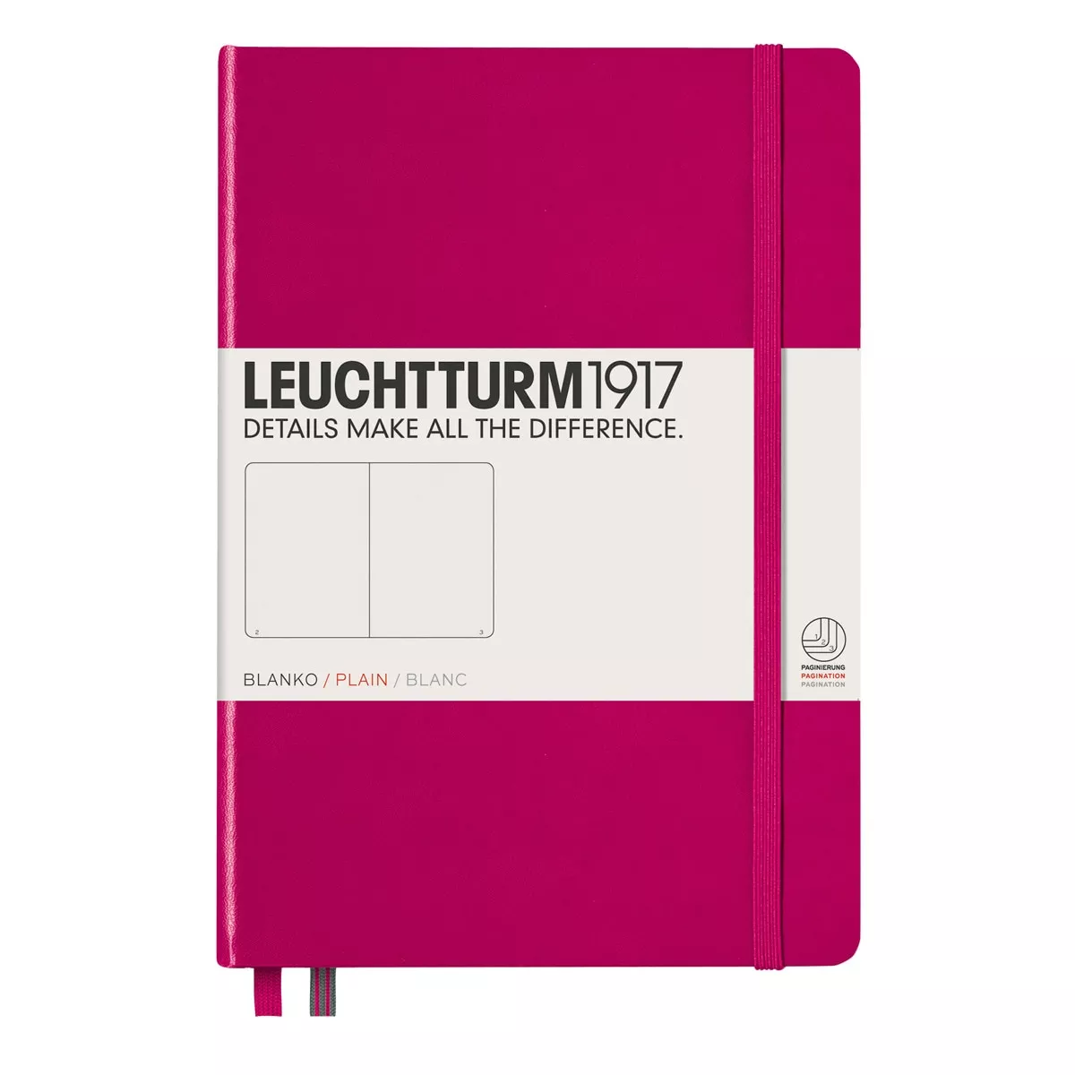 Leuchtturm1917 - Cuaderno De Notas A5 Tapa Dura Liso Baya En Oferta Leuchtturm1917 - Cuaderno De Notas A5 Tapa Dura Liso Baya Barato