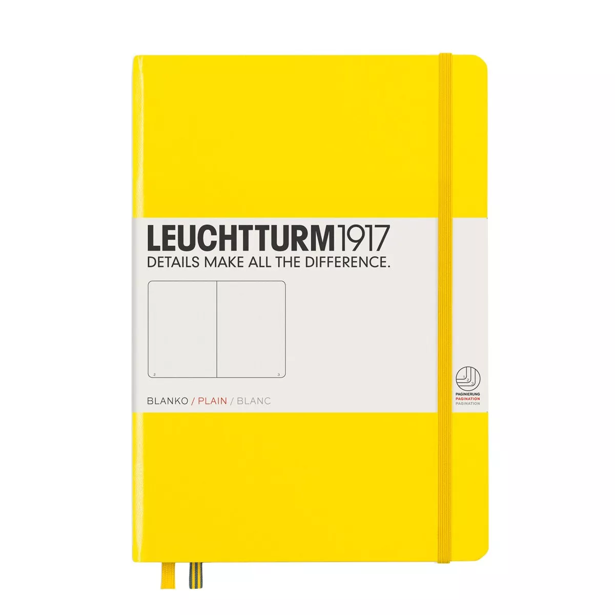 Leuchtturm1917 - Cuaderno De Notas A5 Tapa Dura Liso Limón En Oferta Leuchtturm1917 - Cuaderno De Notas A5 Tapa Dura Liso Limón Barato