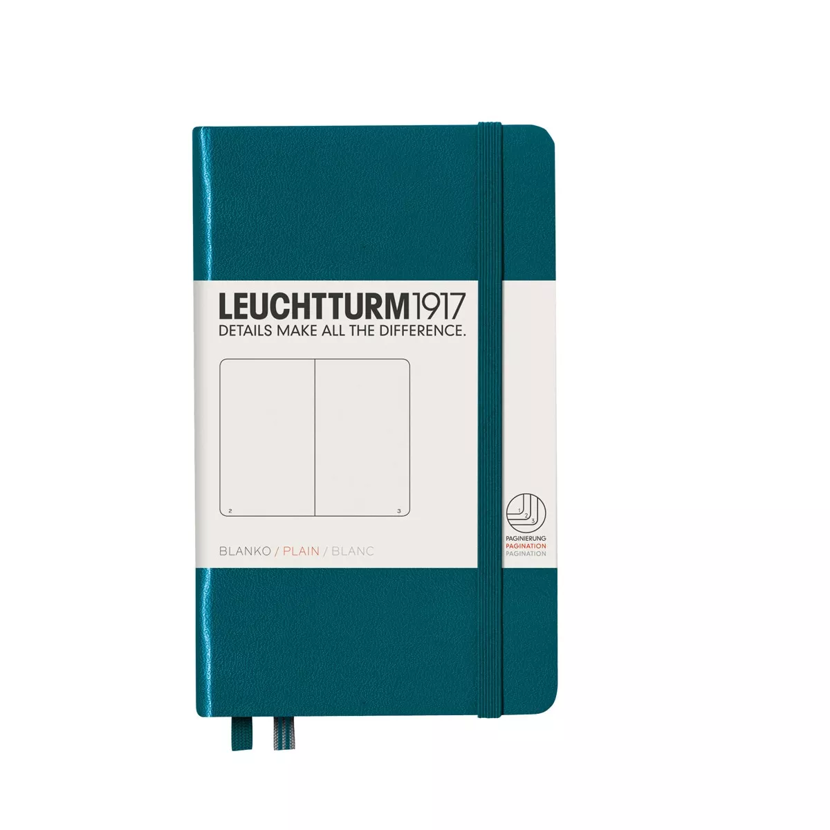 LEUCHTTURM1917 - Cuaderno De Notas A6 Tapa Dura Liso Pacific Green barato