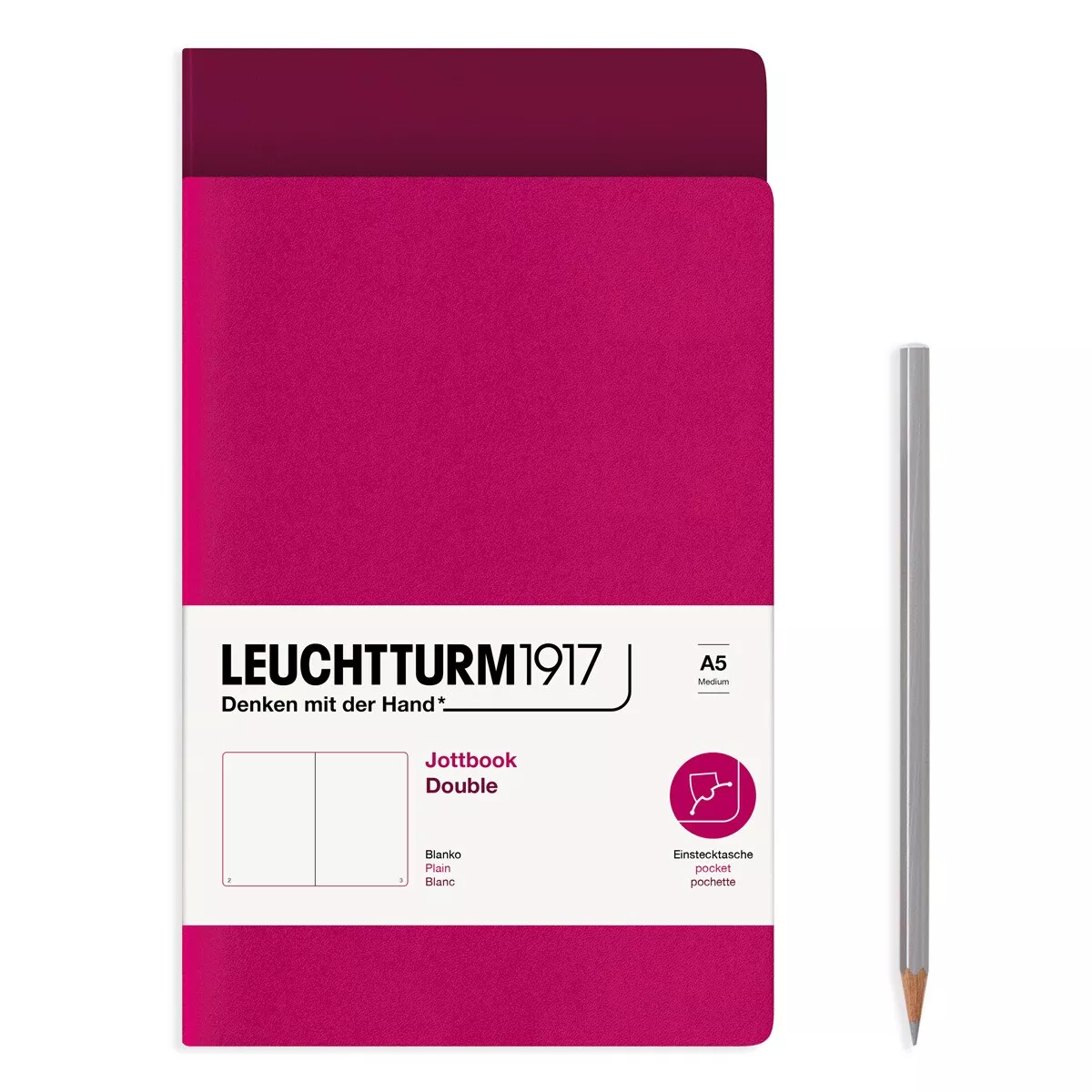 Leuchtturm1917 - Jottbook 2X A5 Liso Tapa Blanda Berry&Amp;Port Red En Oferta Leuchtturm1917 - Jottbook 2X A5 Liso Tapa Blanda Berry&Amp;Port Red Barato